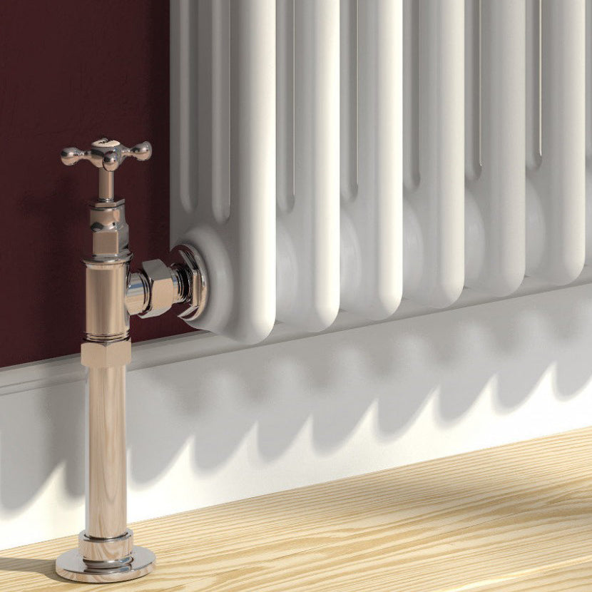 Colona Horizontal Three Column Radiator - Various Sizes - White