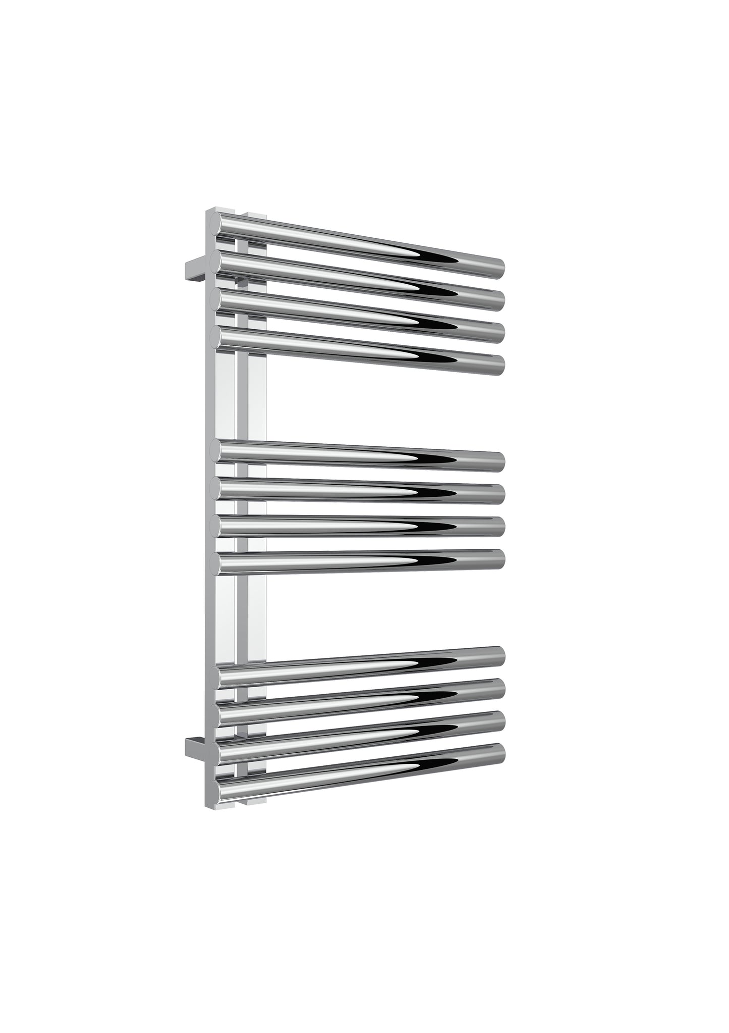 Adora Dual Fuel Heated Towel Rail - Various Sizes - Polished Stainless Steel