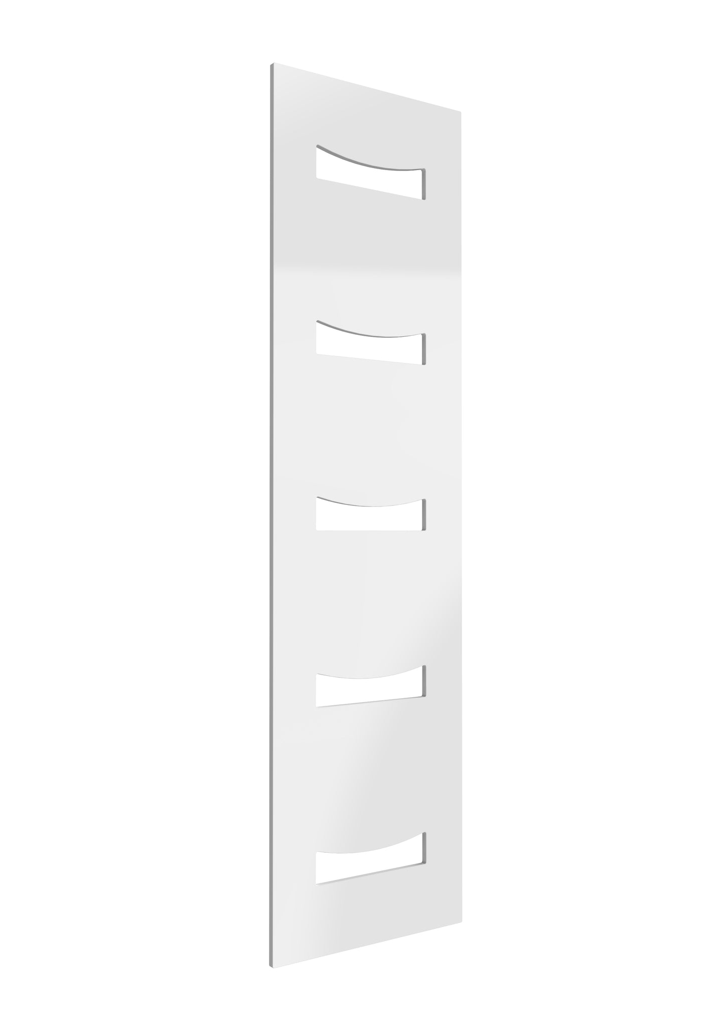 Ancora Vertical Heated Towel Radiator - 1800mm x 490mm - White