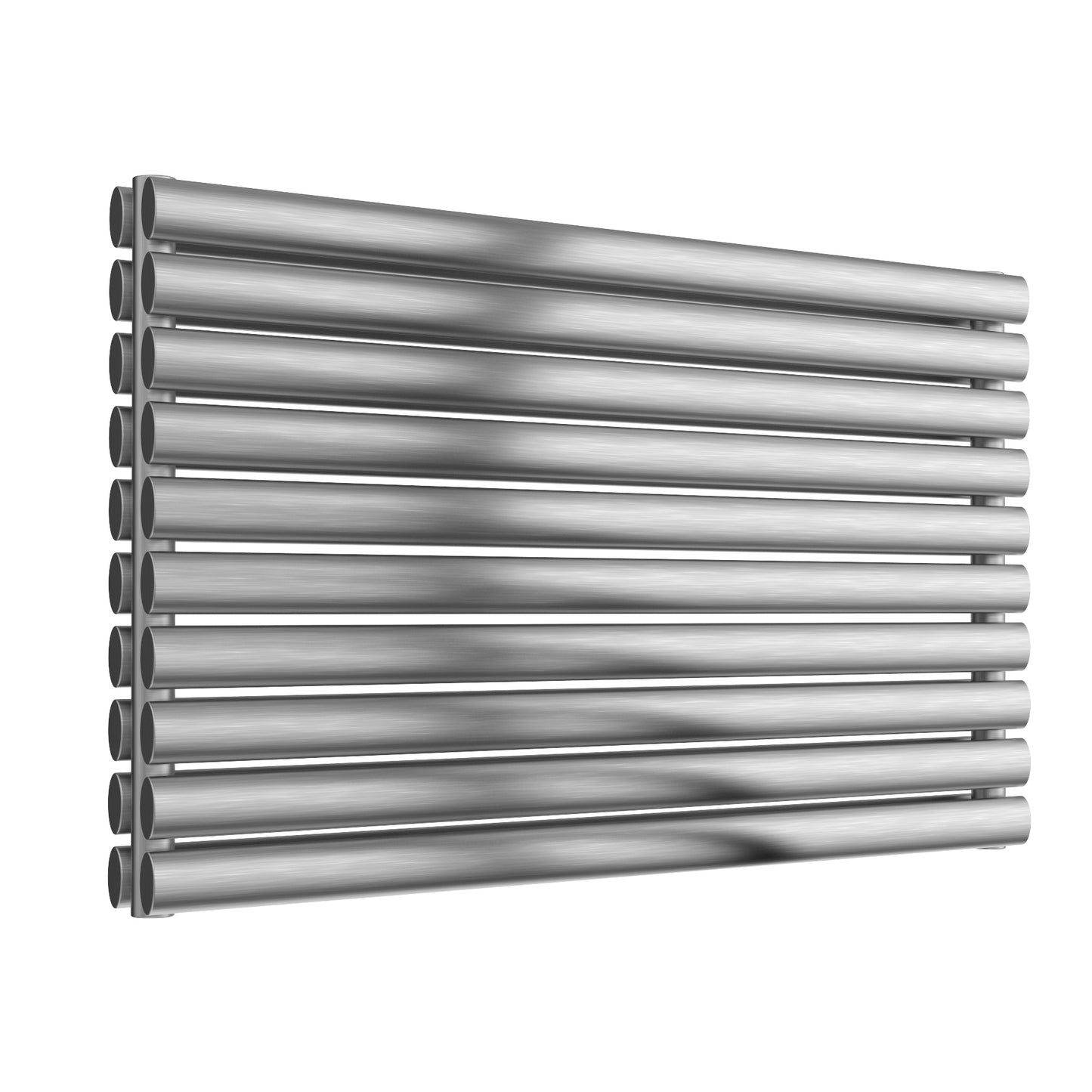 Artena Double Horizontal Radiator - 590mm Tall - Satin Finish - Various Sizes