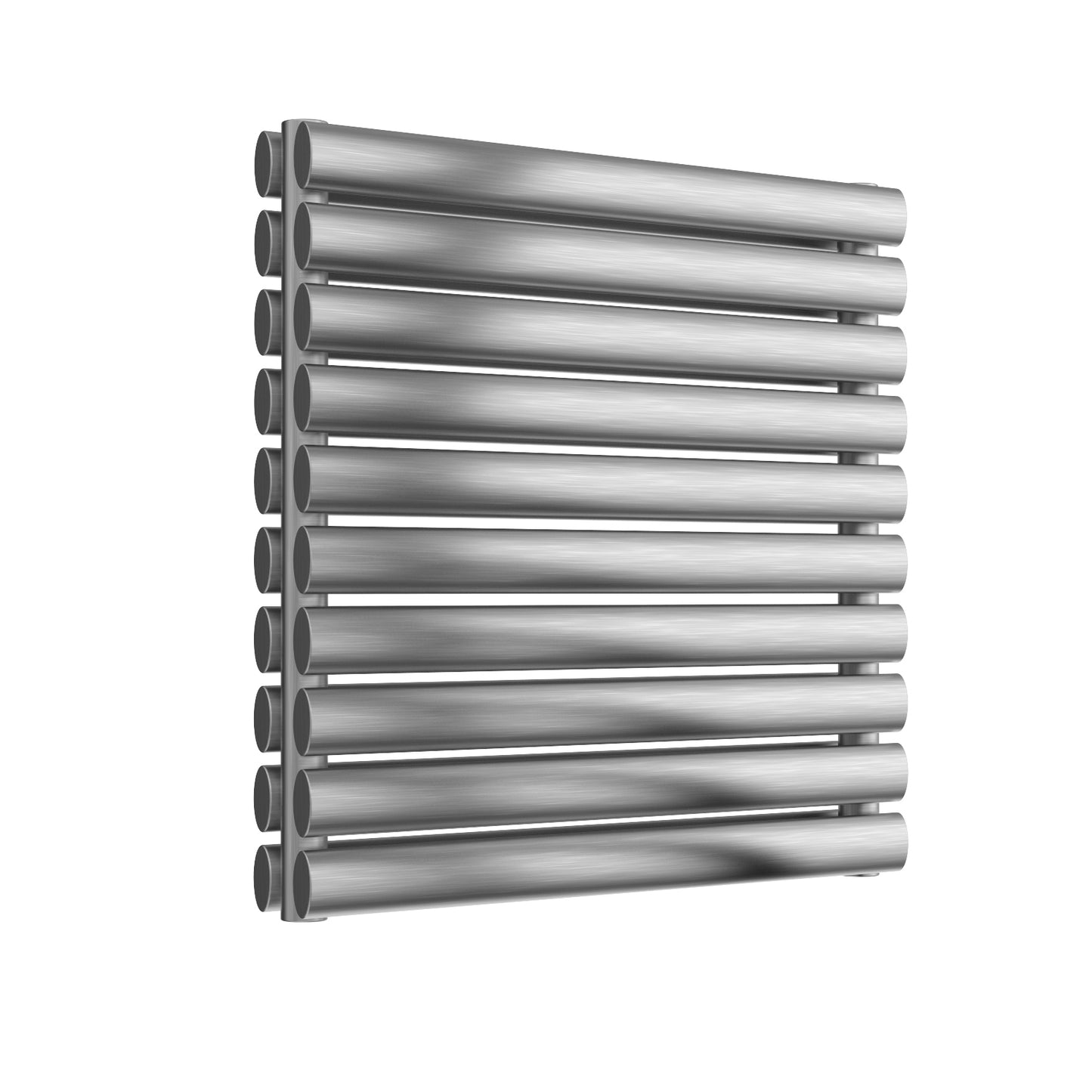 Artena Double Horizontal Radiator - 590mm Tall - Satin Finish - Various Sizes