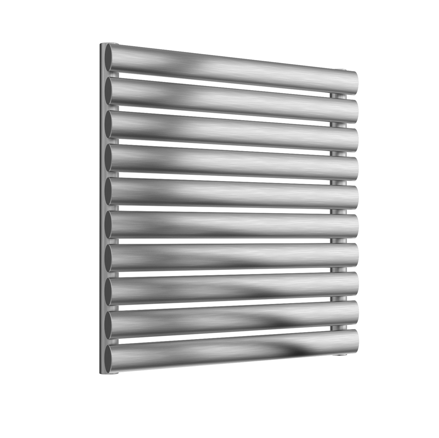 Artena Single Horizontal Radiator - 590mm Tall - Satin Finish - Various Sizes