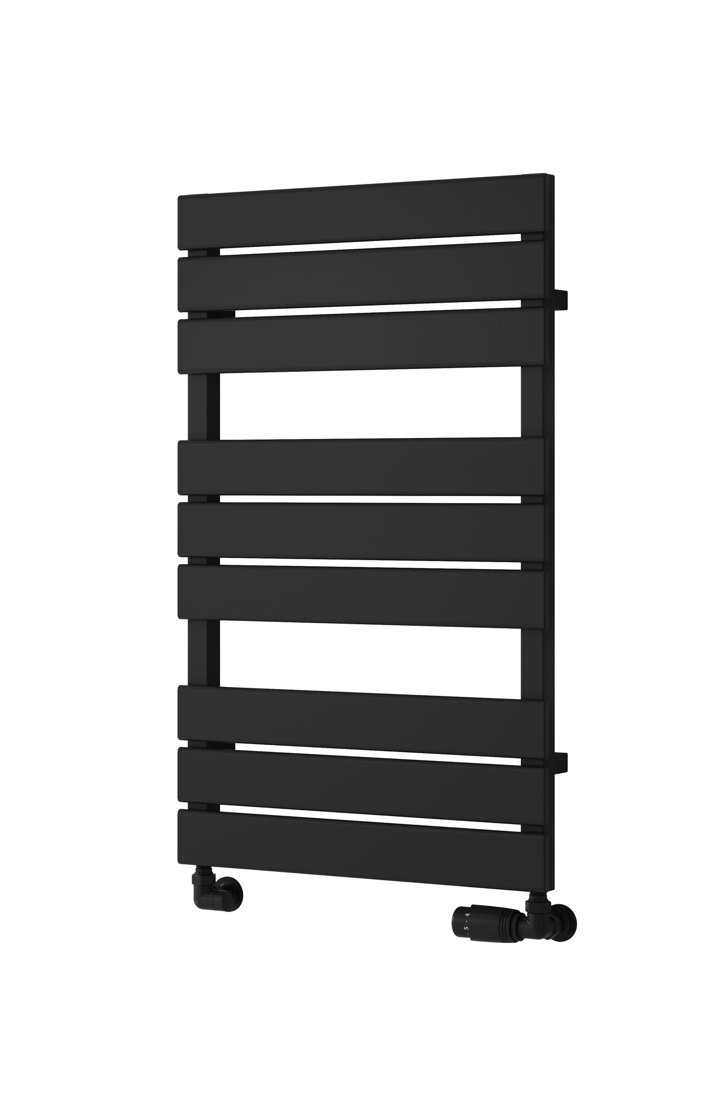 Avola Dual Fuel Heated Towel Rail - Black - Various Sizes