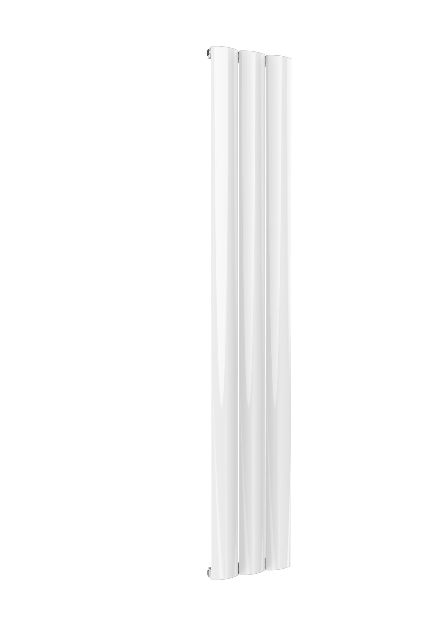 Belva Vertical Double Aluminium Radiator - 1800mm Tall - White - Various Sizes