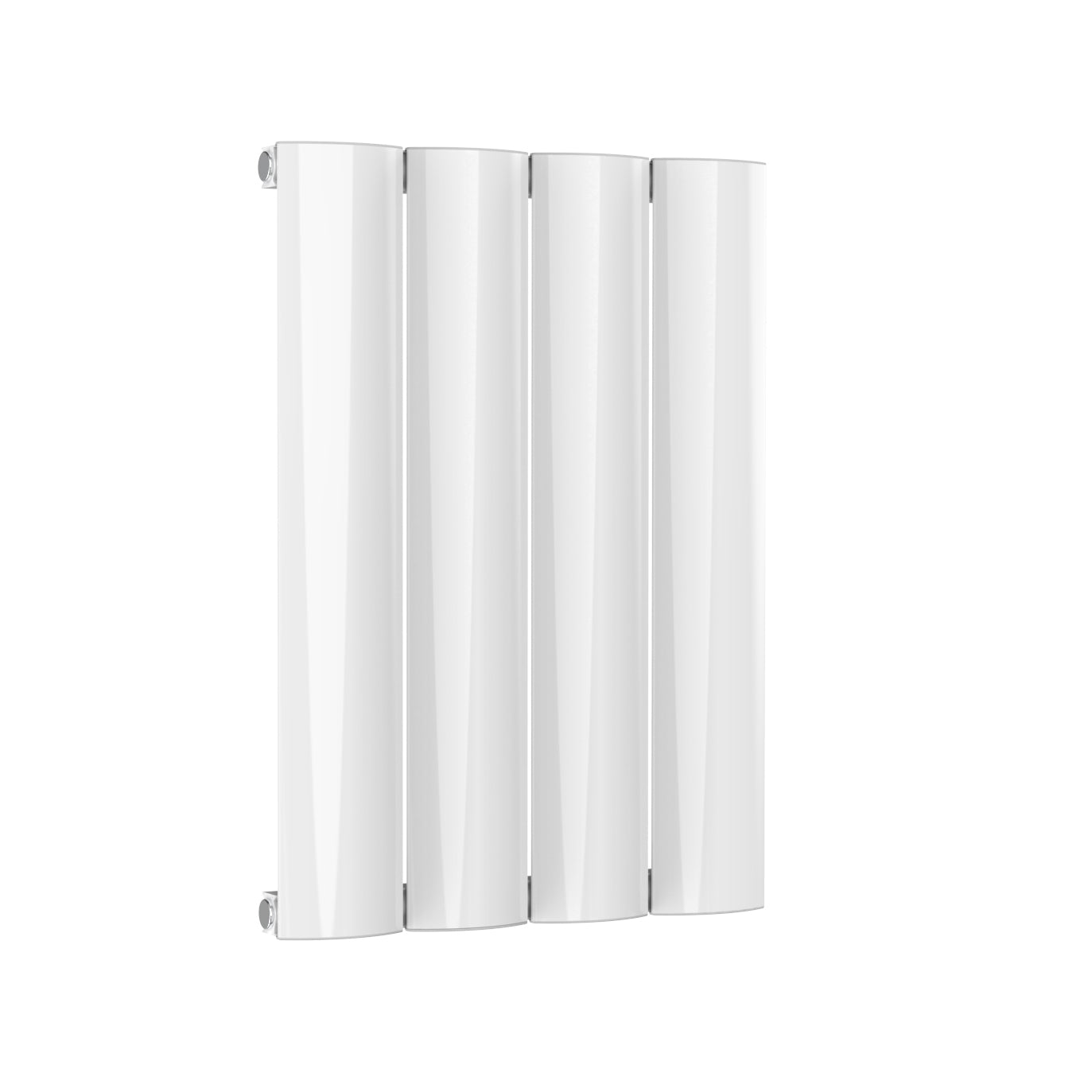 Belva Horizontal Single Aluminium Radiator - 600mm Tall - White - Various Sizes
