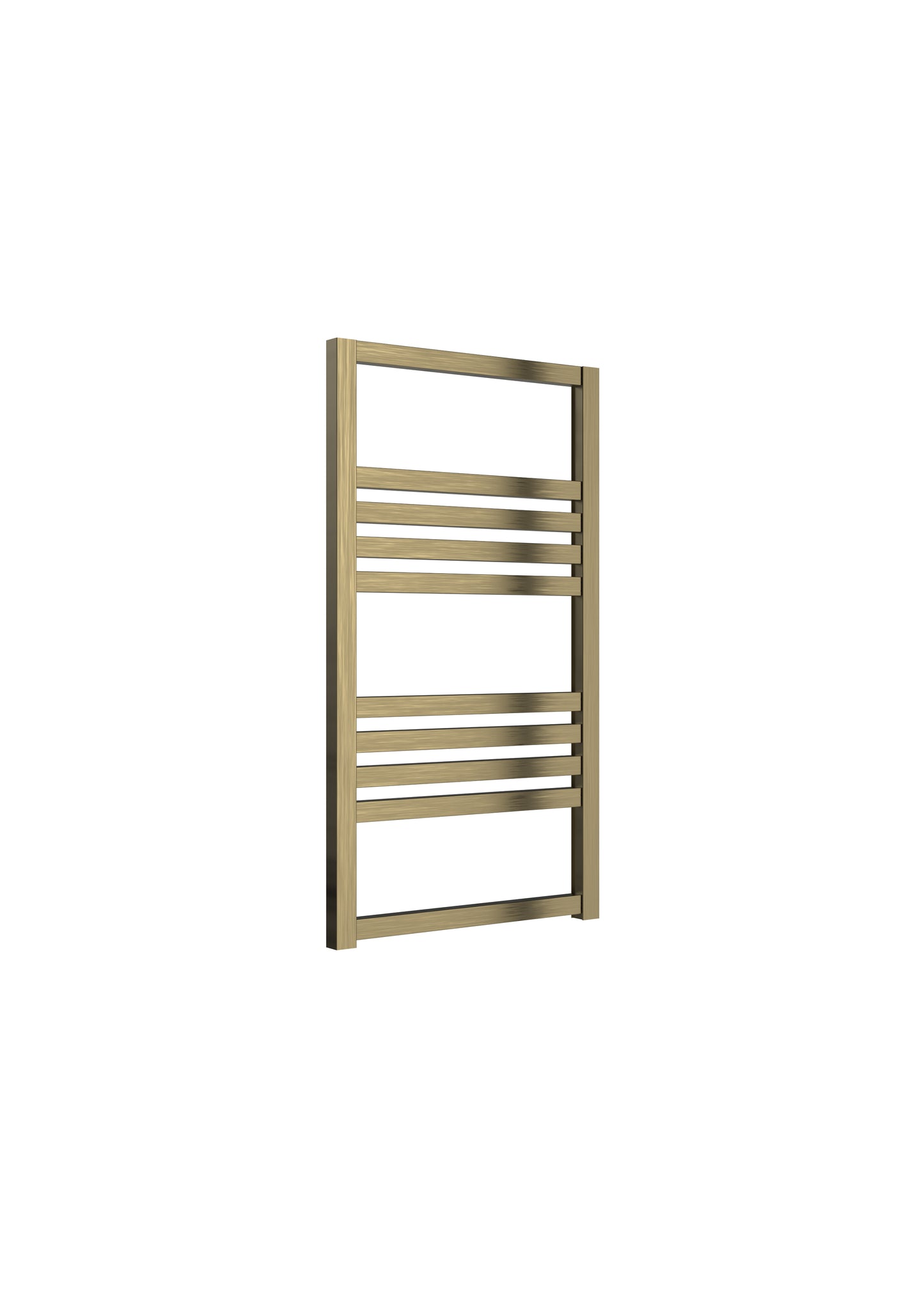 Bolca Aluminium Heated Towel Rail - Various Sizes - Satin Bronze