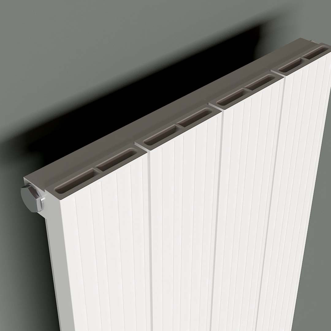 Boreas M Electric Vertical Aluminium Radiator - 1800mm Tall - Various Colours + Sizes