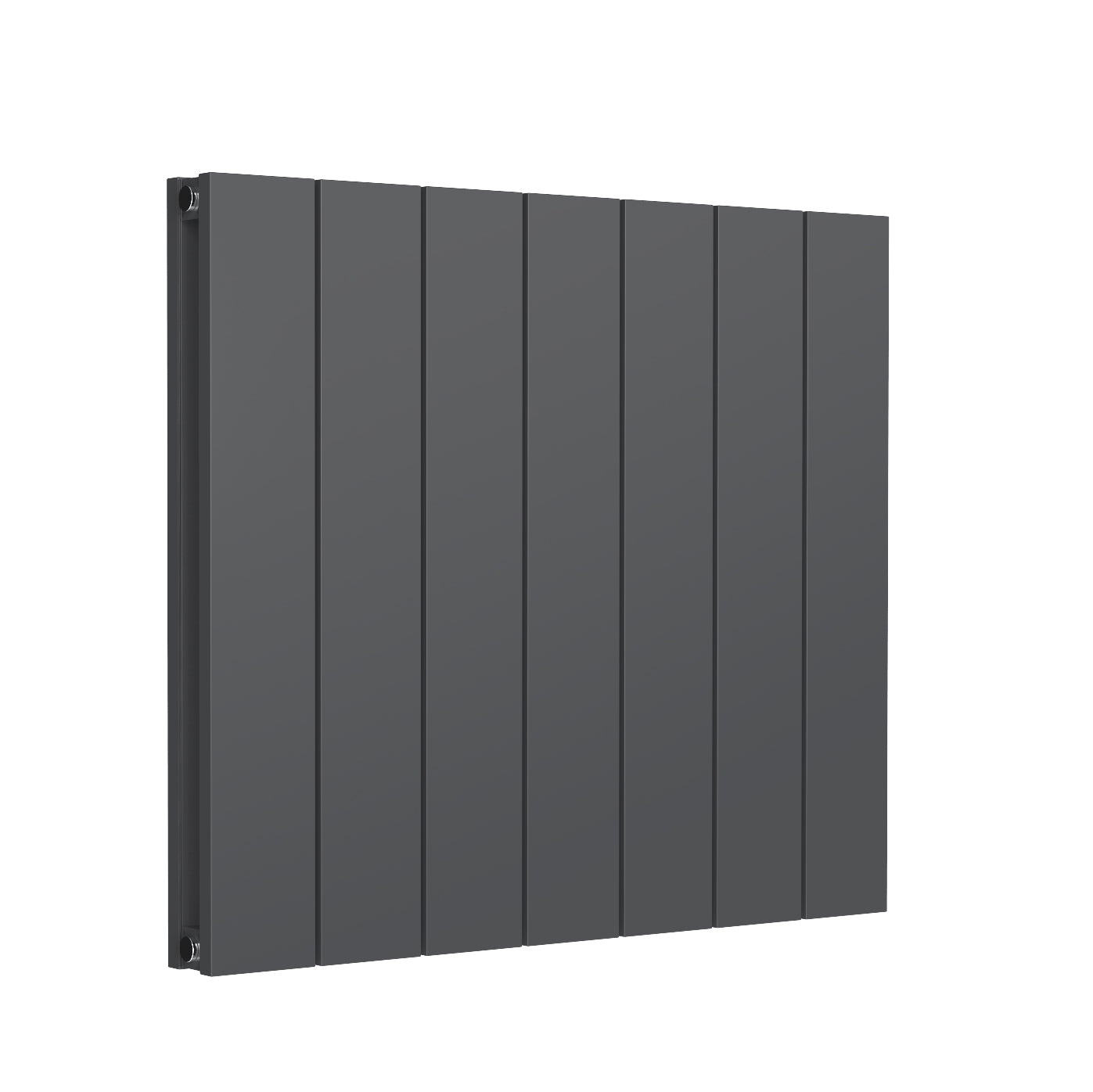 Kamari Horizontal Double Aluminium Radiator - 600mm Tall - Anthracite - Various Sizes