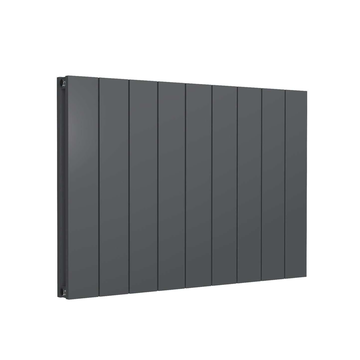 Kamari Horizontal Double Aluminium Radiator - 600mm Tall - Anthracite - Various Sizes