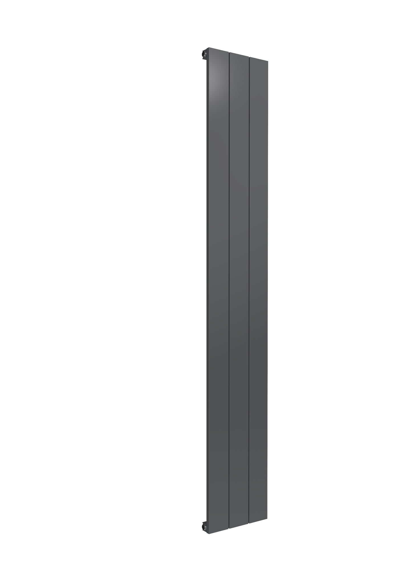 Kamari Vertical Single Aluminium Radiator - 1800mm Tall - Anthracite - Various Sizes