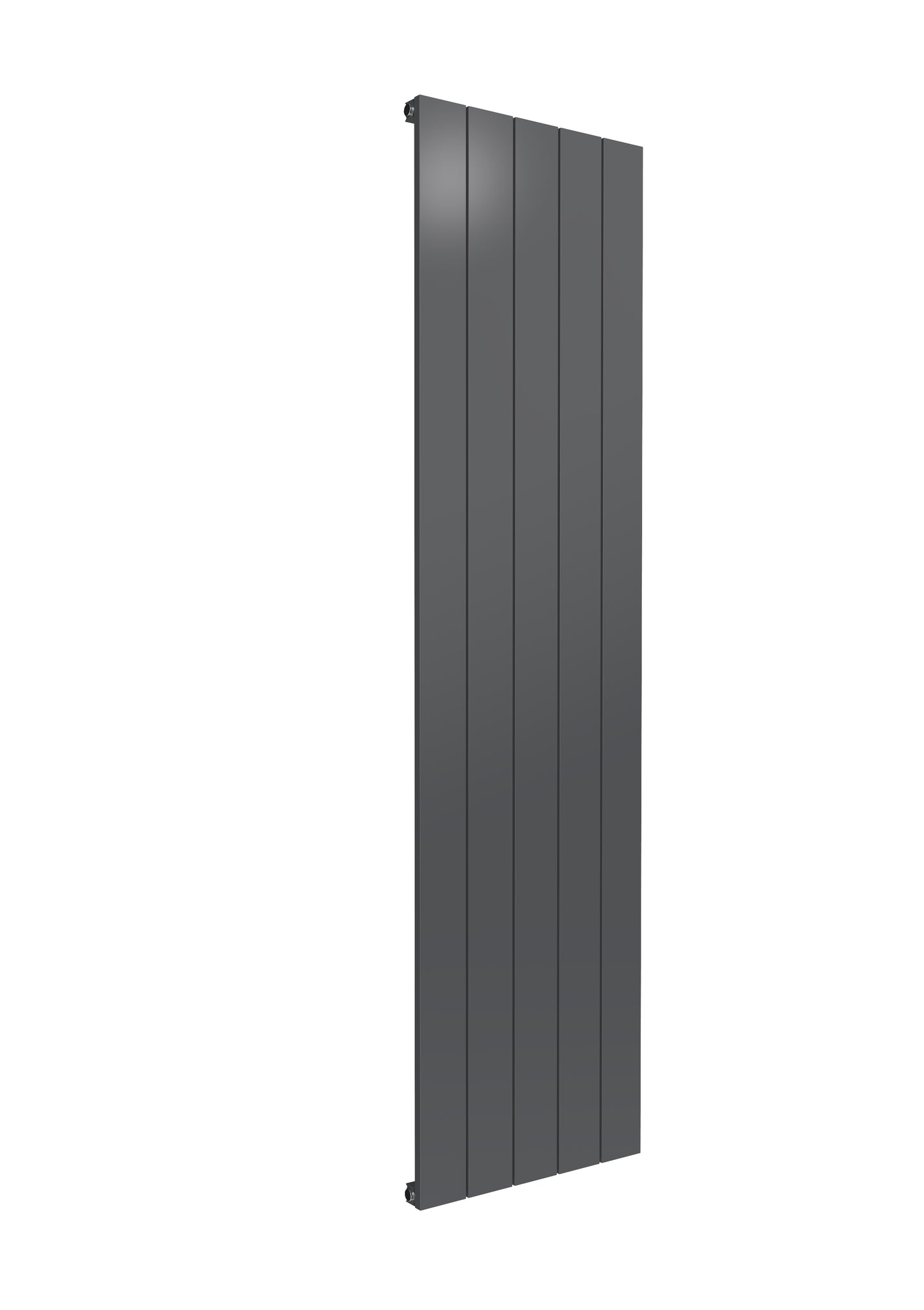 Kamari Vertical Single Aluminium Radiator - 1800mm Tall - Anthracite - Various Sizes