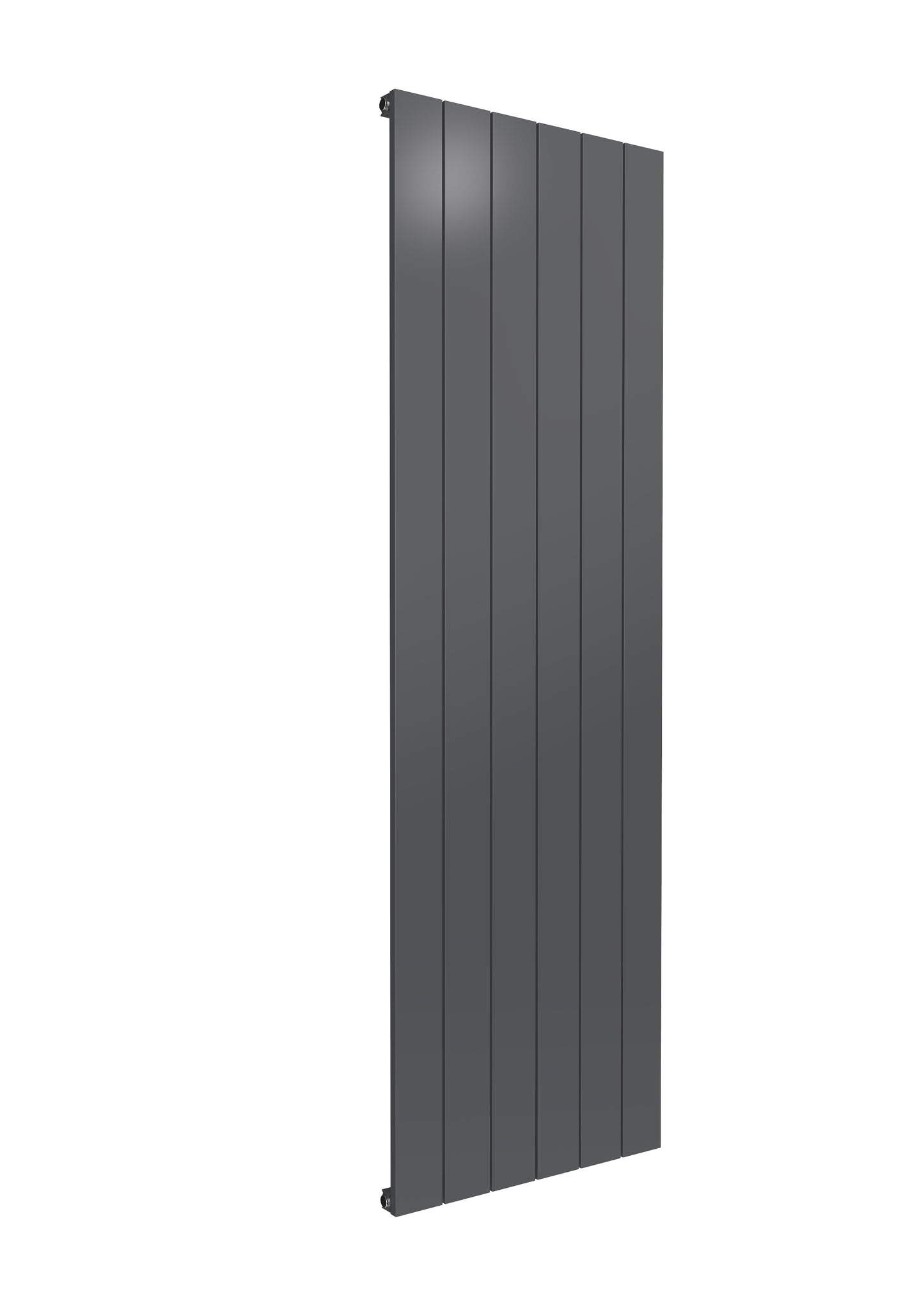 Kamari Vertical Single Aluminium Radiator - 1800mm Tall - Anthracite - Various Sizes