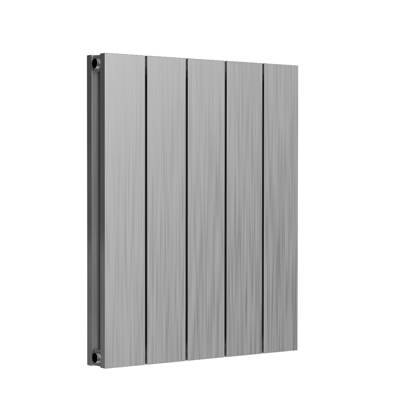 Casina Horizontal Double Aluminium Radiator - 600mm Tall - Satin Finish - Various Sizes
