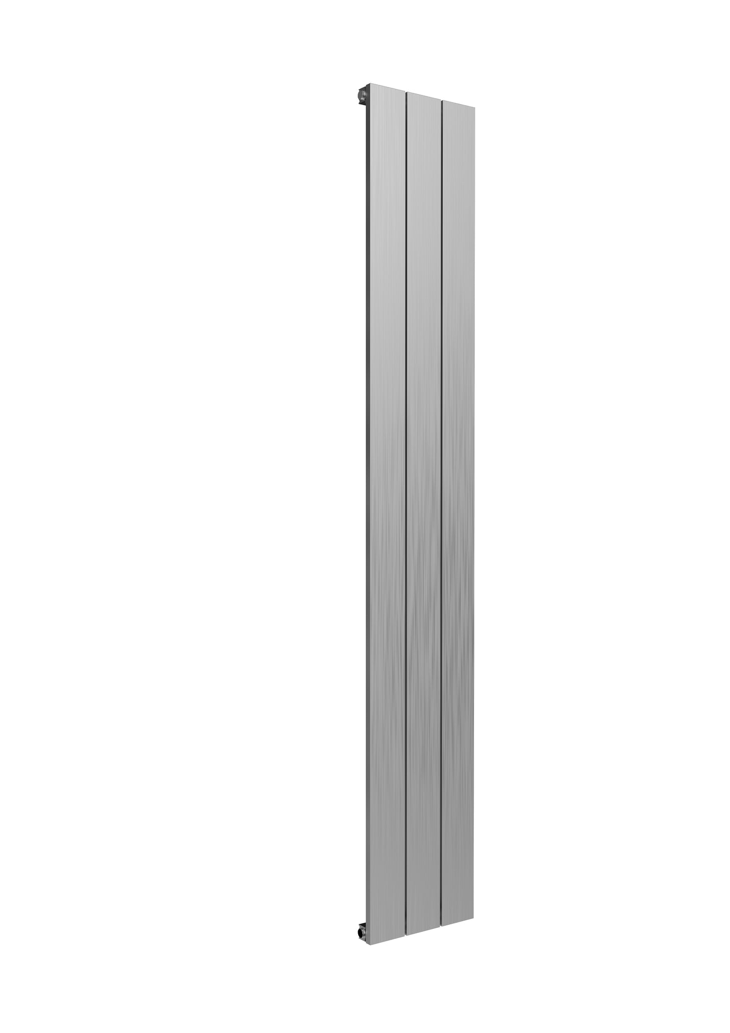 Casina Vertical Single Aluminium Radiator - 1800mm Tall - Satin Finish - Various Sizes