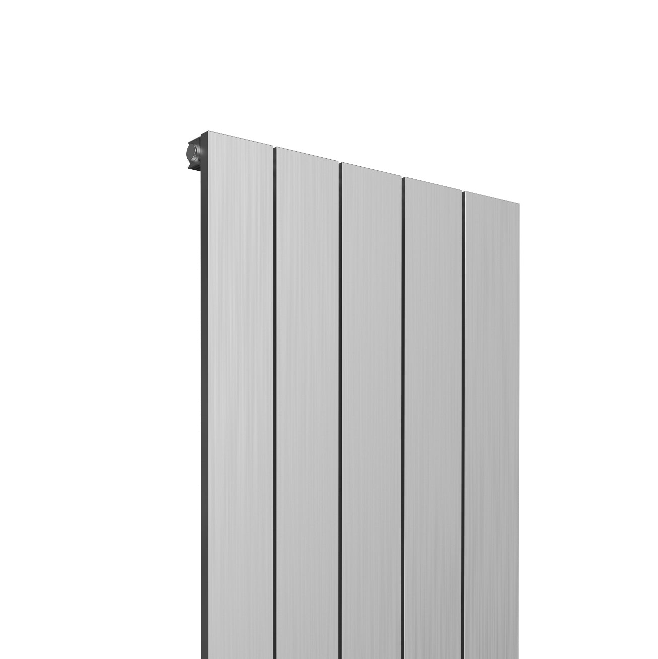 Casina Vertical Single Aluminium Radiator - 1800mm Tall - Satin Finish - Various Sizes