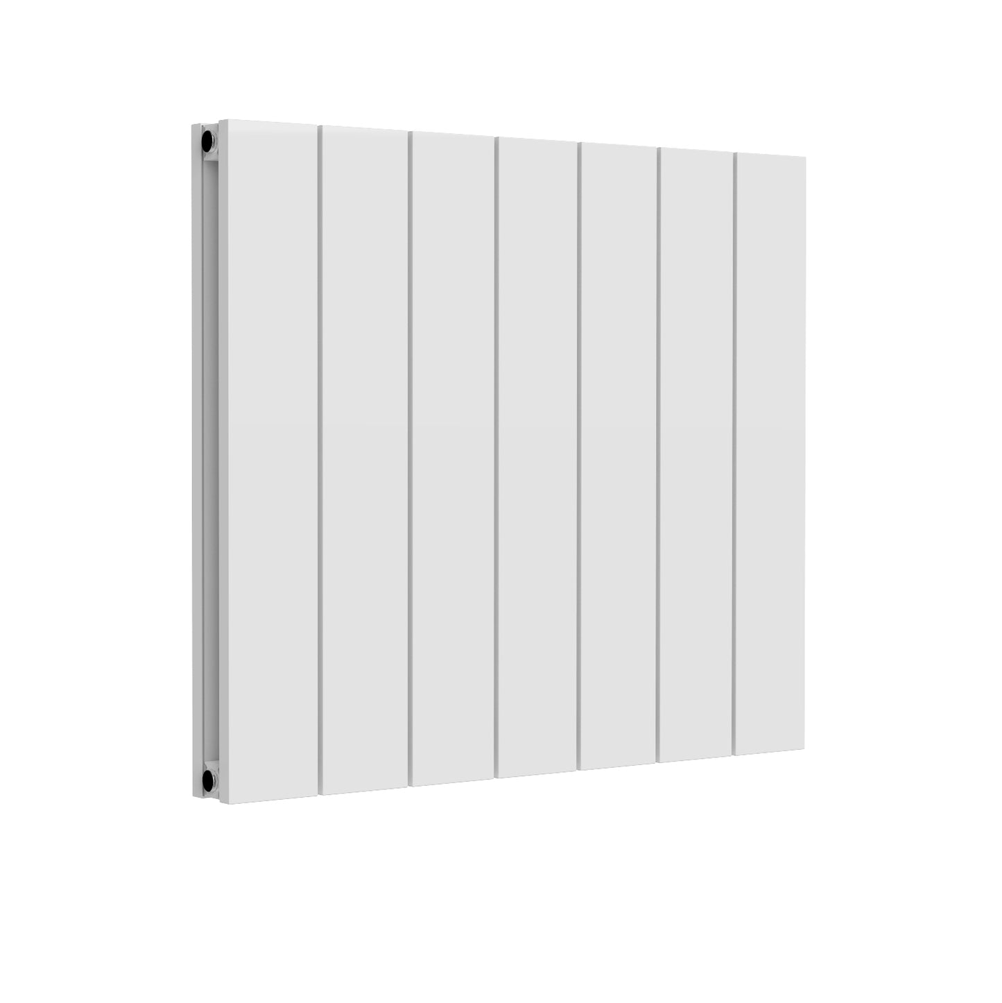 Kamari Horizontal Double Aluminium Radiator - 600mm Tall - White - Various Sizes