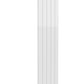 Kamari Vertical Single Aluminium Radiator - 1800mm Tall - White - Various Sizes