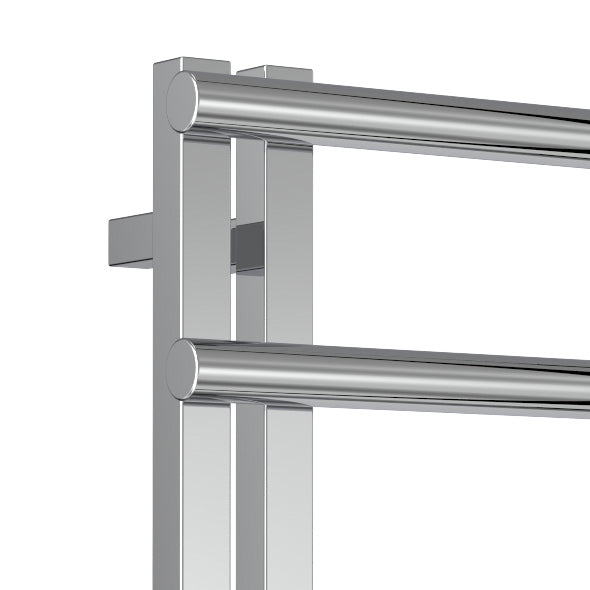 Celico Stainless Steel Heated Towel Rail - Various Sizes - Polished Stainless Steel