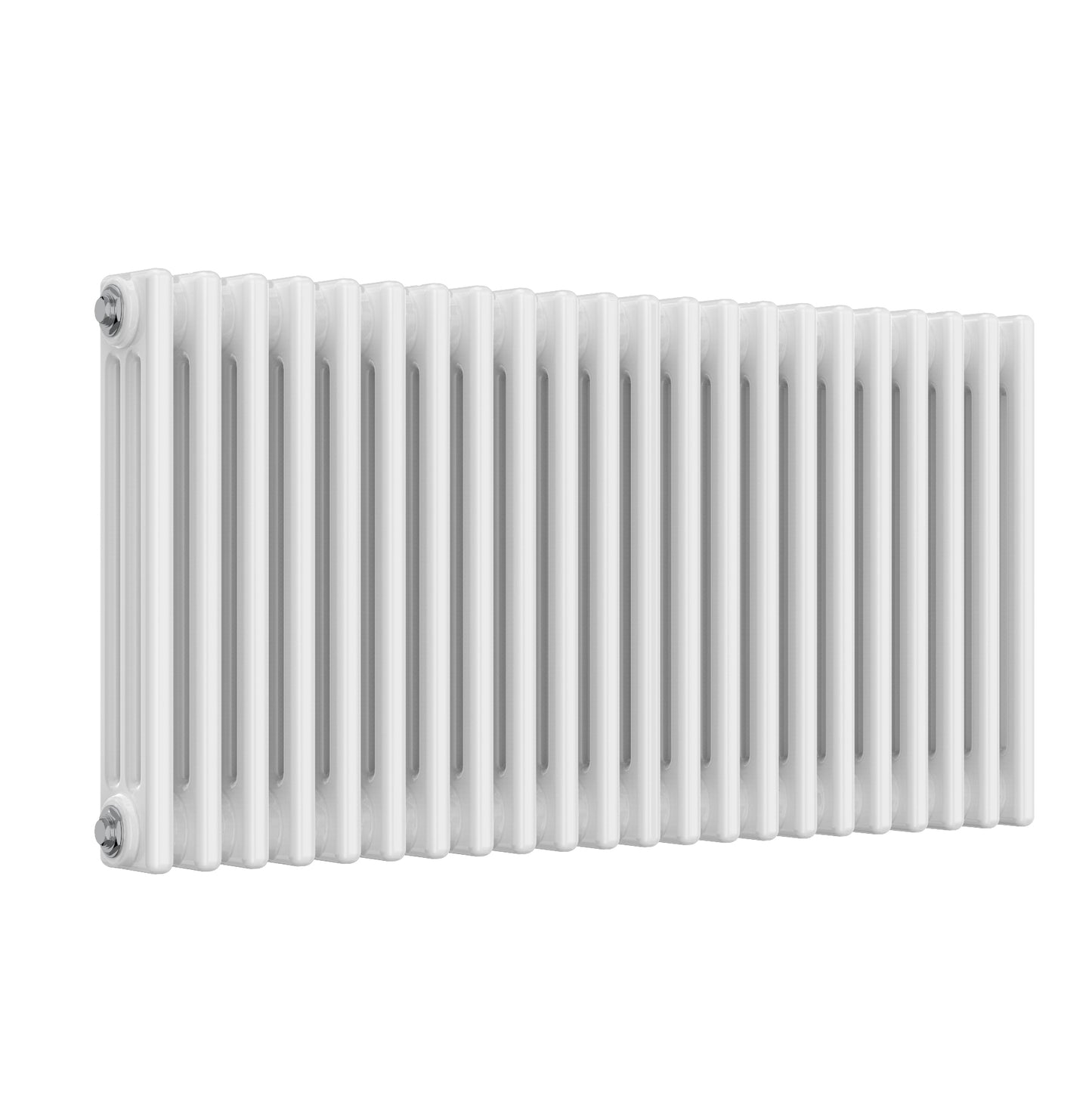 Colona Horizontal Three Column Radiator - Various Sizes - White