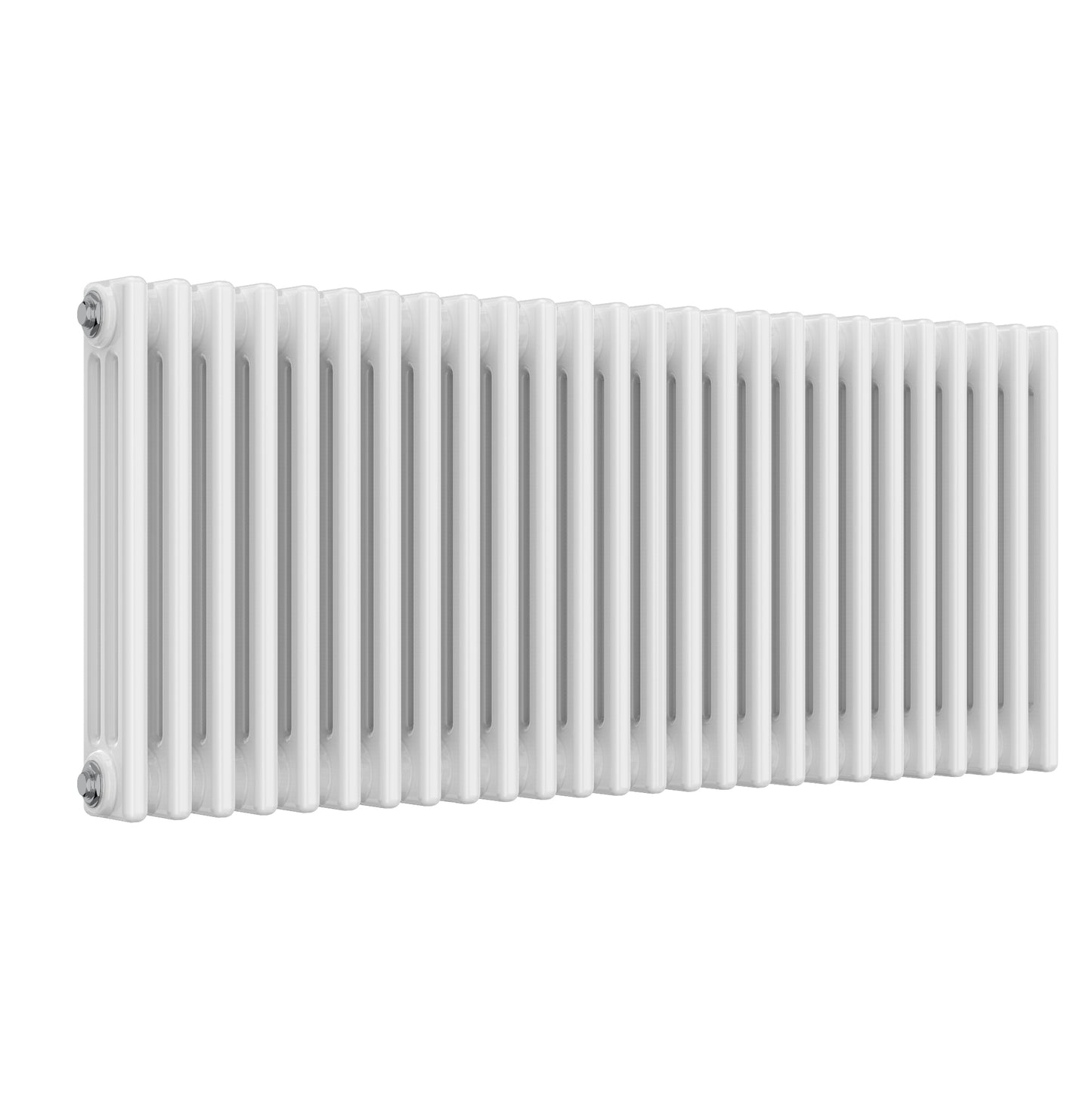 Colona Horizontal Three Column Radiator - Various Sizes - White