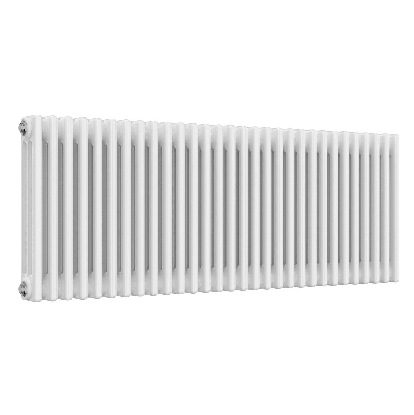 Colona Horizontal Three Column Radiator - Various Sizes - White