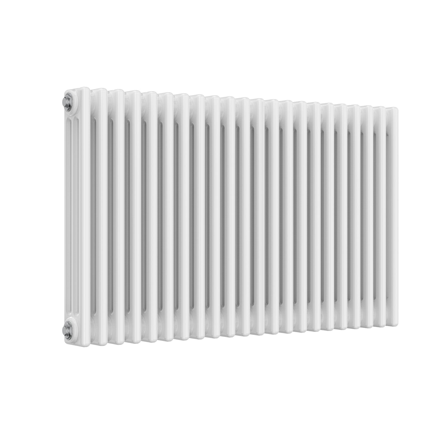 Colona Horizontal Three Column Radiator - Various Sizes - White