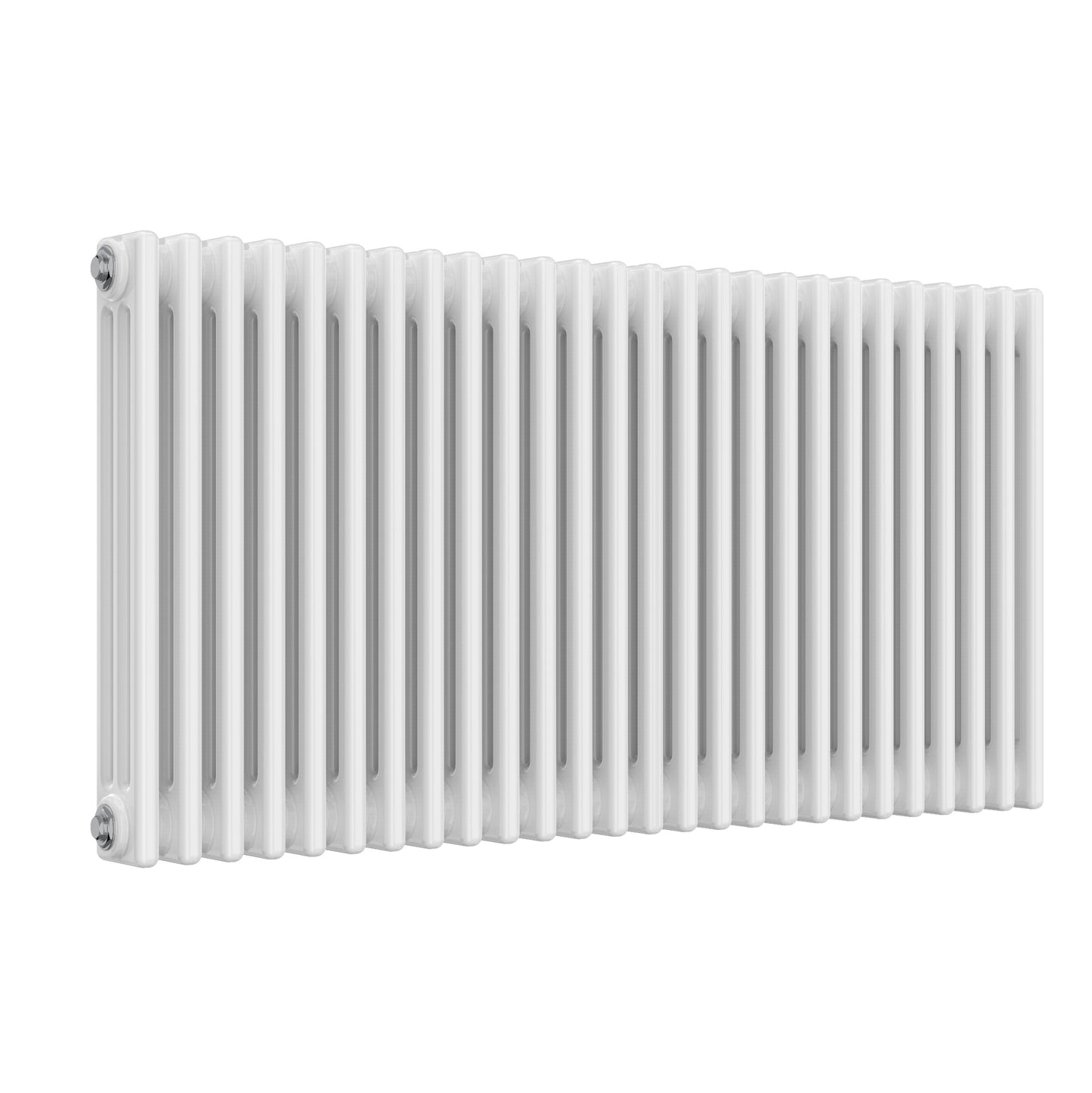 Colona Horizontal Three Column Radiator - Various Sizes - White