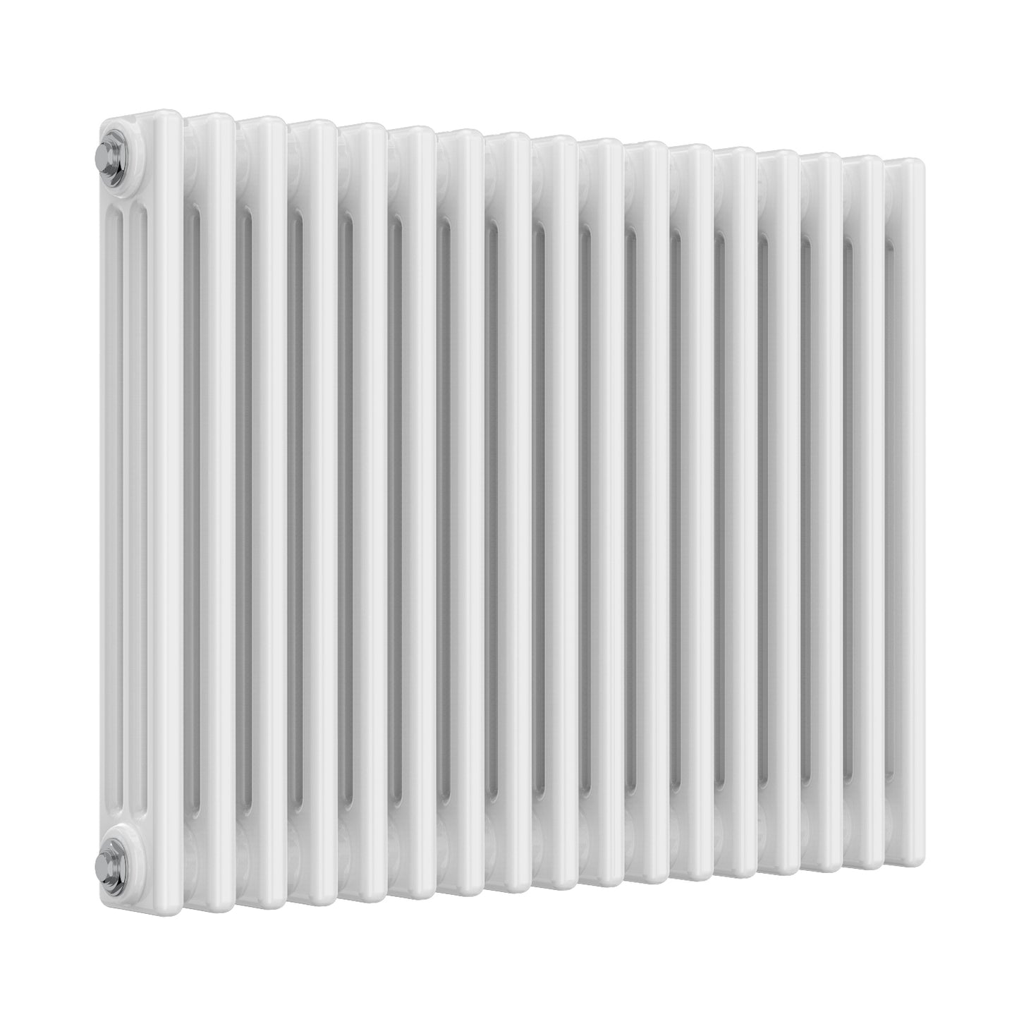 Colona Horizontal Three Column Radiator - Various Sizes - White