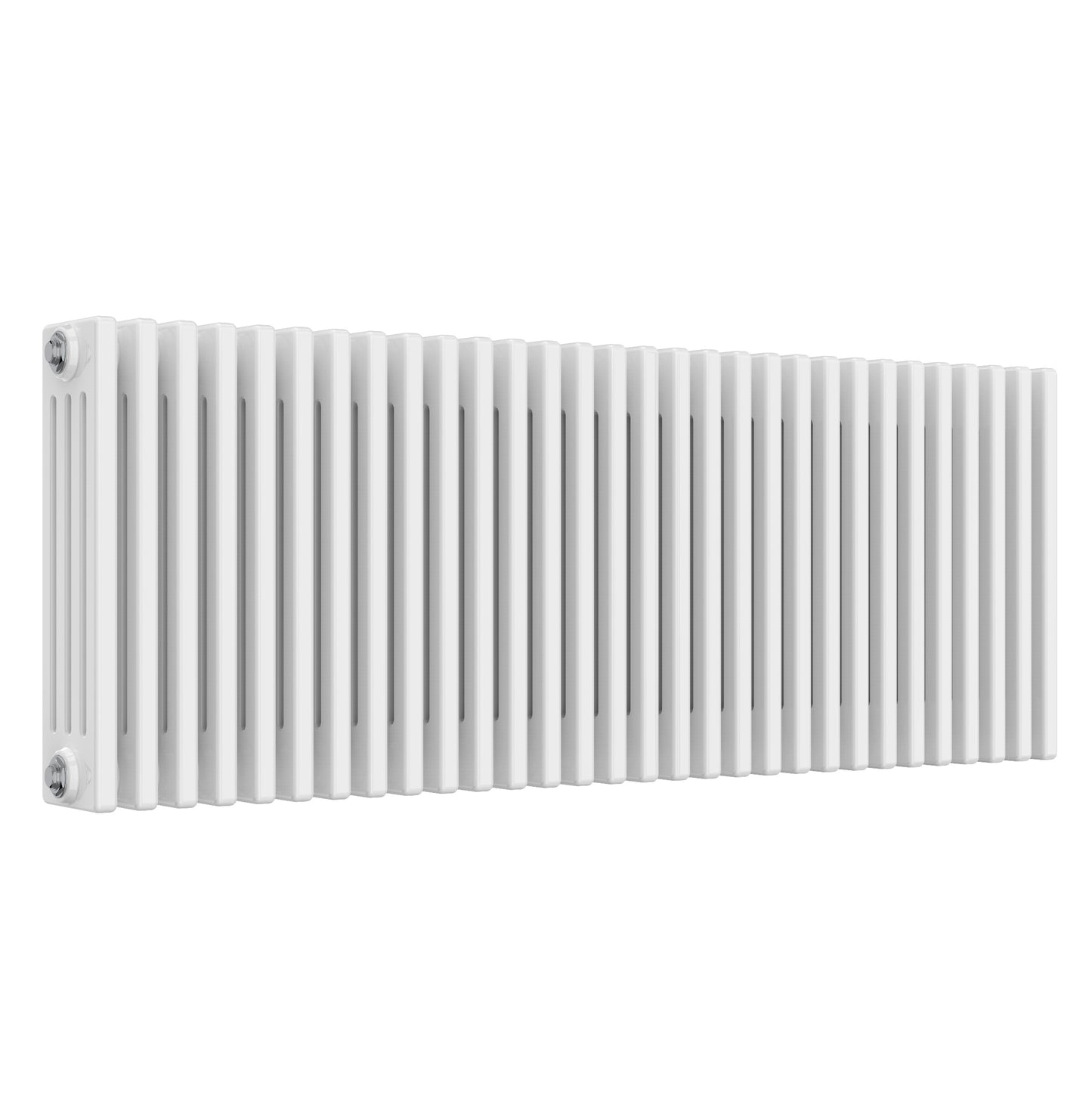 Colona Horizontal Four Column Radiator - Various Sizes - White