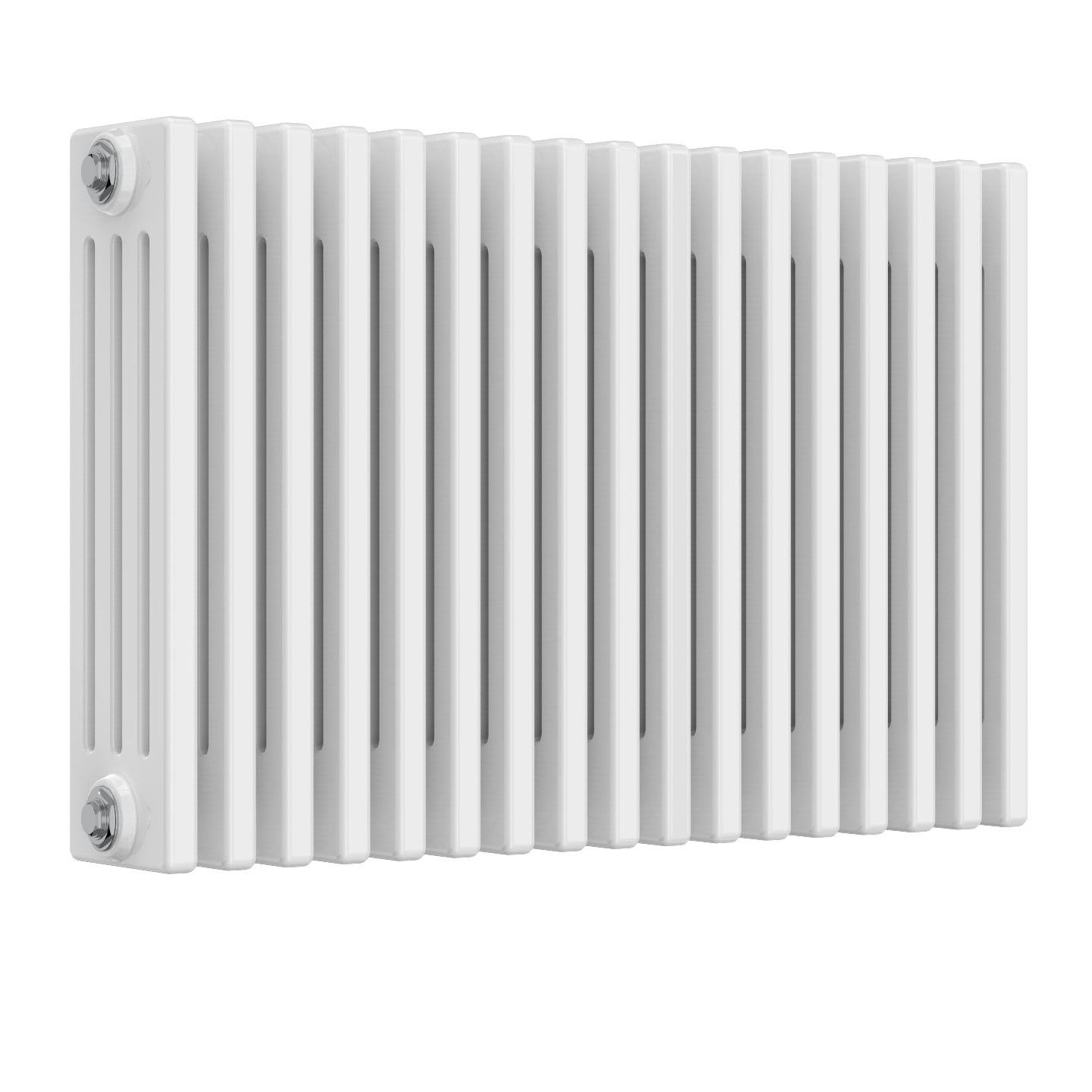 Colona Horizontal Four Column Radiator - Various Sizes - White