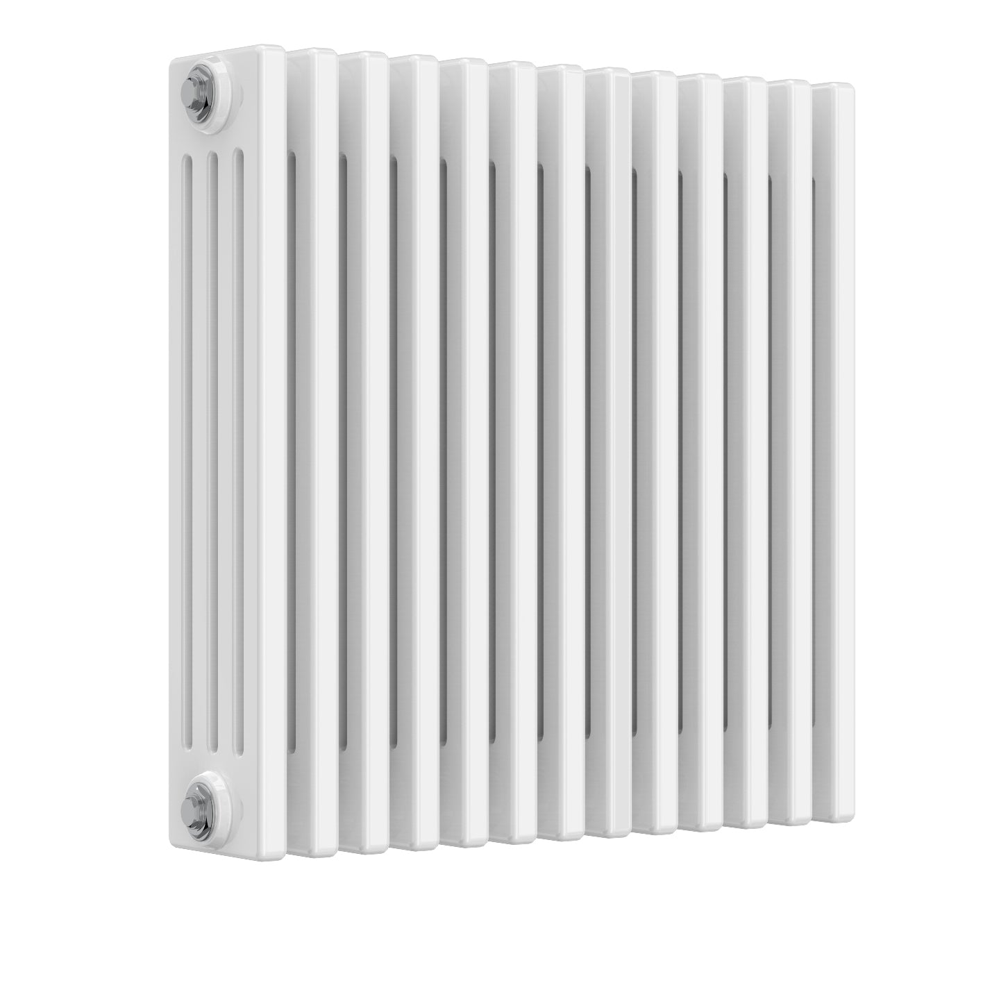 Colona Horizontal Four Column Radiator - Various Sizes - White