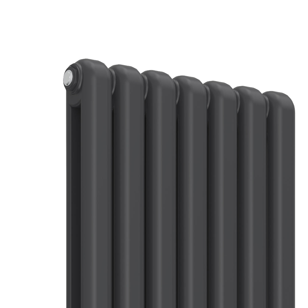 Coneva Vertical Column Radiator - Various Sizes- Anthracite