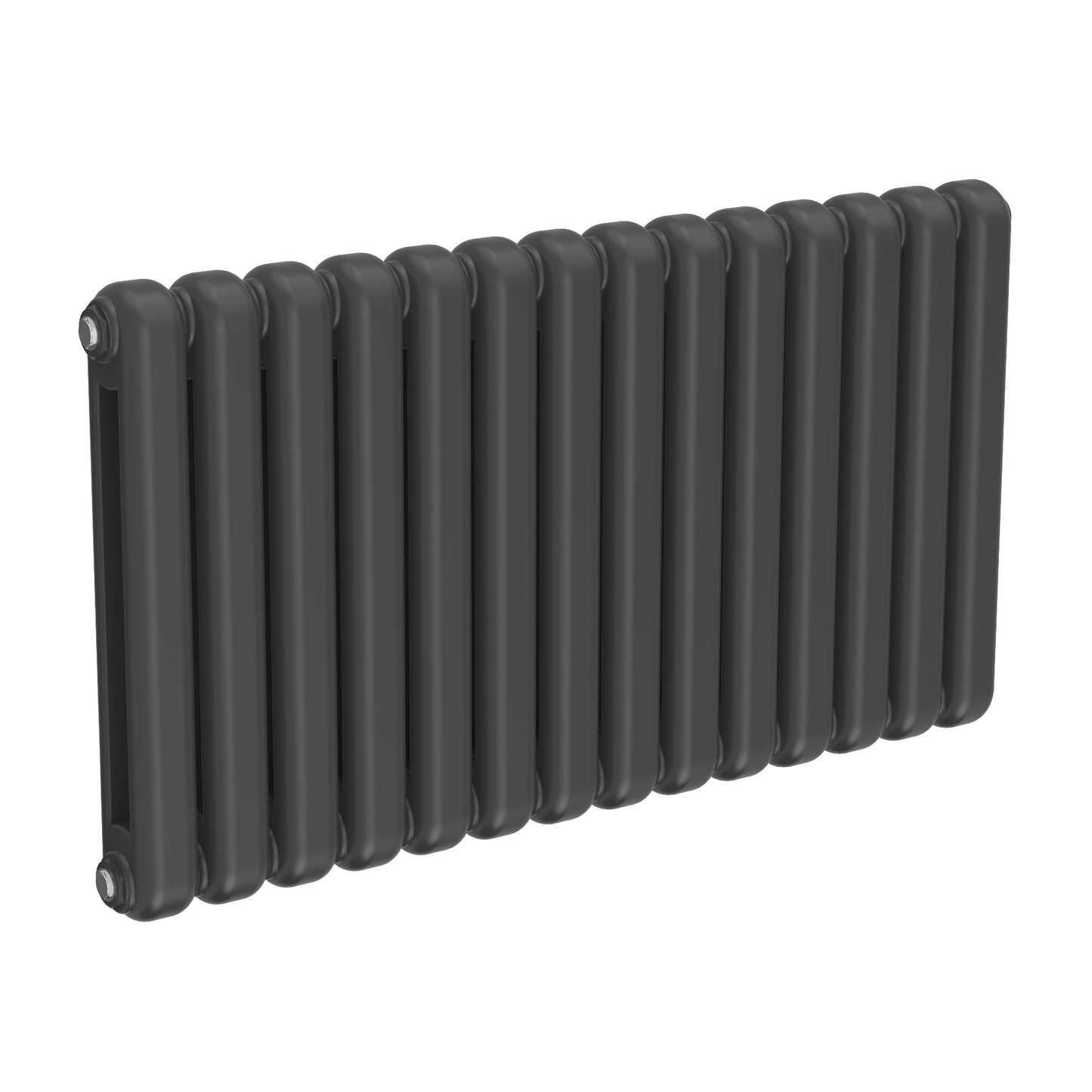 Coneva Horizontal Column Radiator - 550mm Tall - Anthracite - Various Sizes