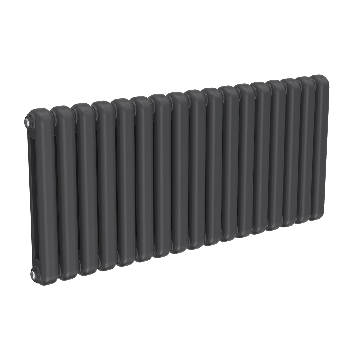 Coneva Horizontal Column Radiator - 550mm Tall - Anthracite - Various Sizes