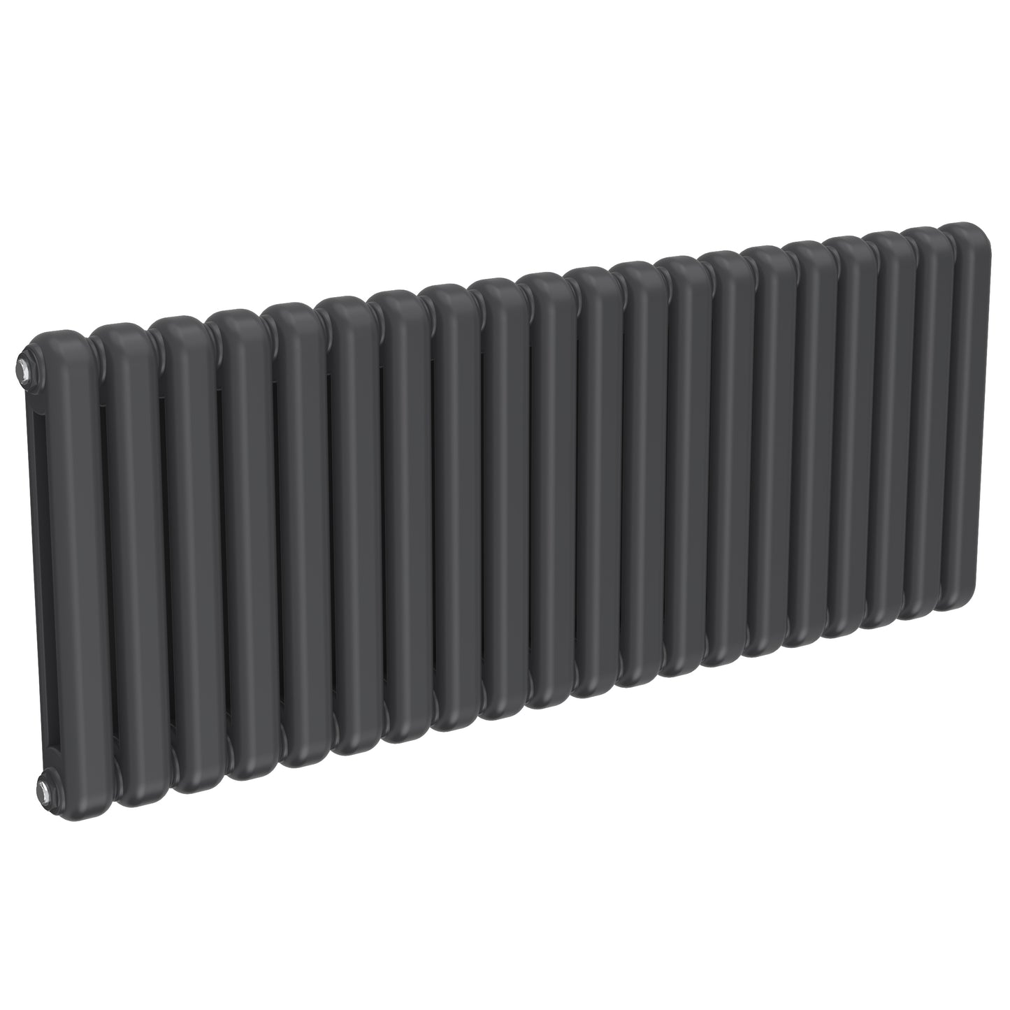 Coneva Horizontal Column Radiator - 550mm Tall - Anthracite - Various Sizes