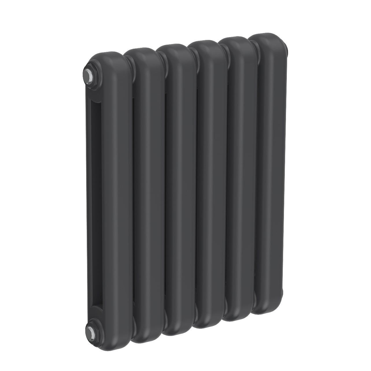 Coneva Horizontal Column Radiator - 550mm Tall - Anthracite - Various Sizes