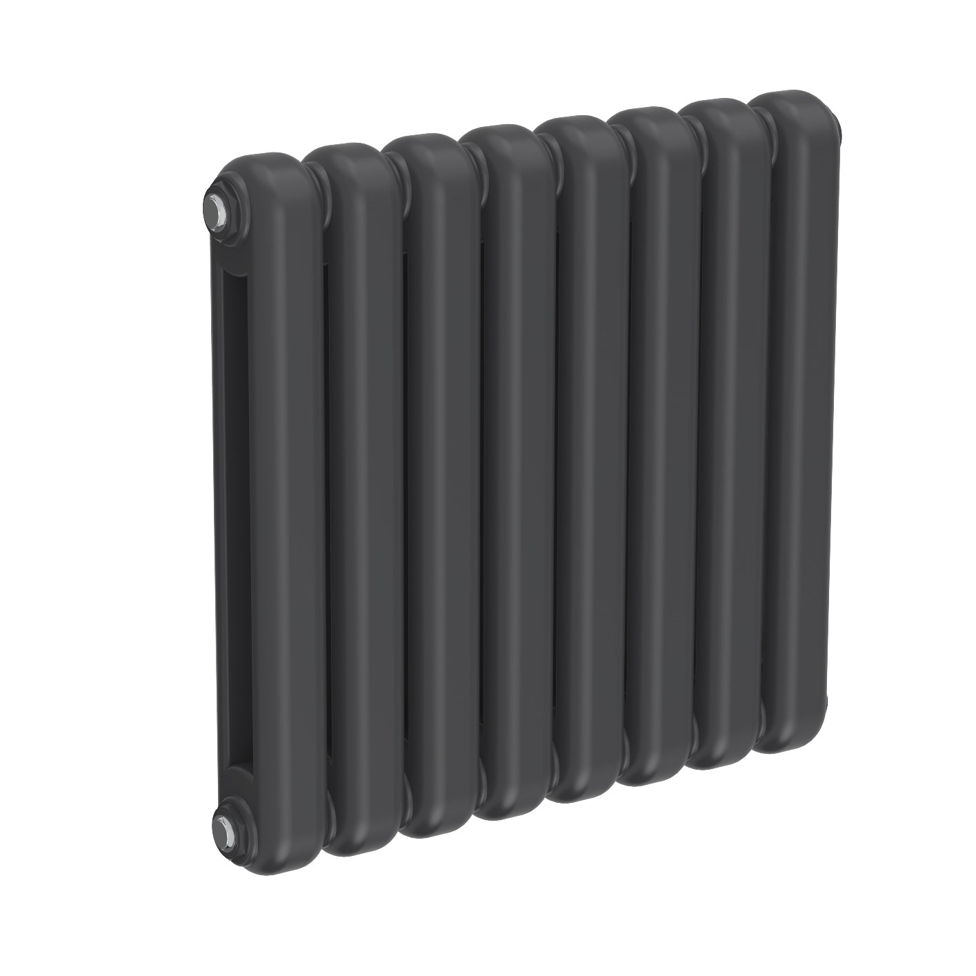 Coneva Horizontal Column Radiator - 550mm Tall - Anthracite - Various Sizes