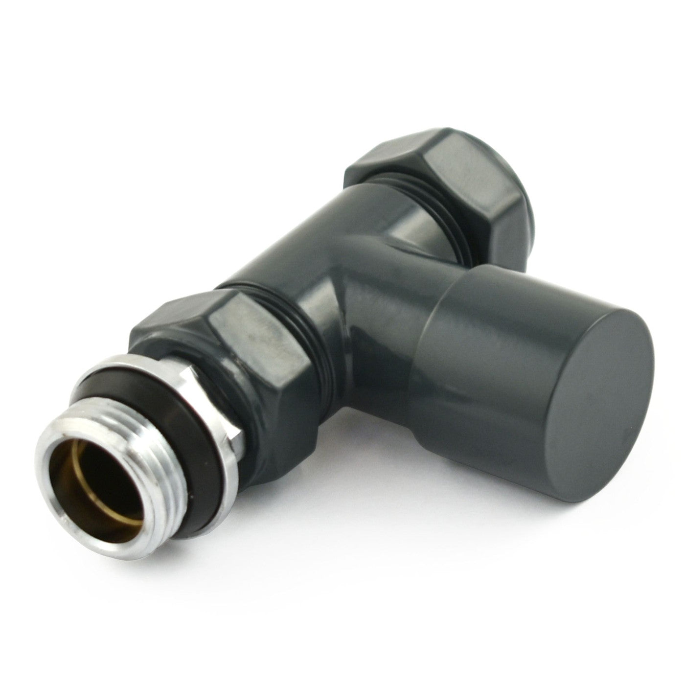 Classic Thermostatic Radiator Valve - Straight - Anthracite