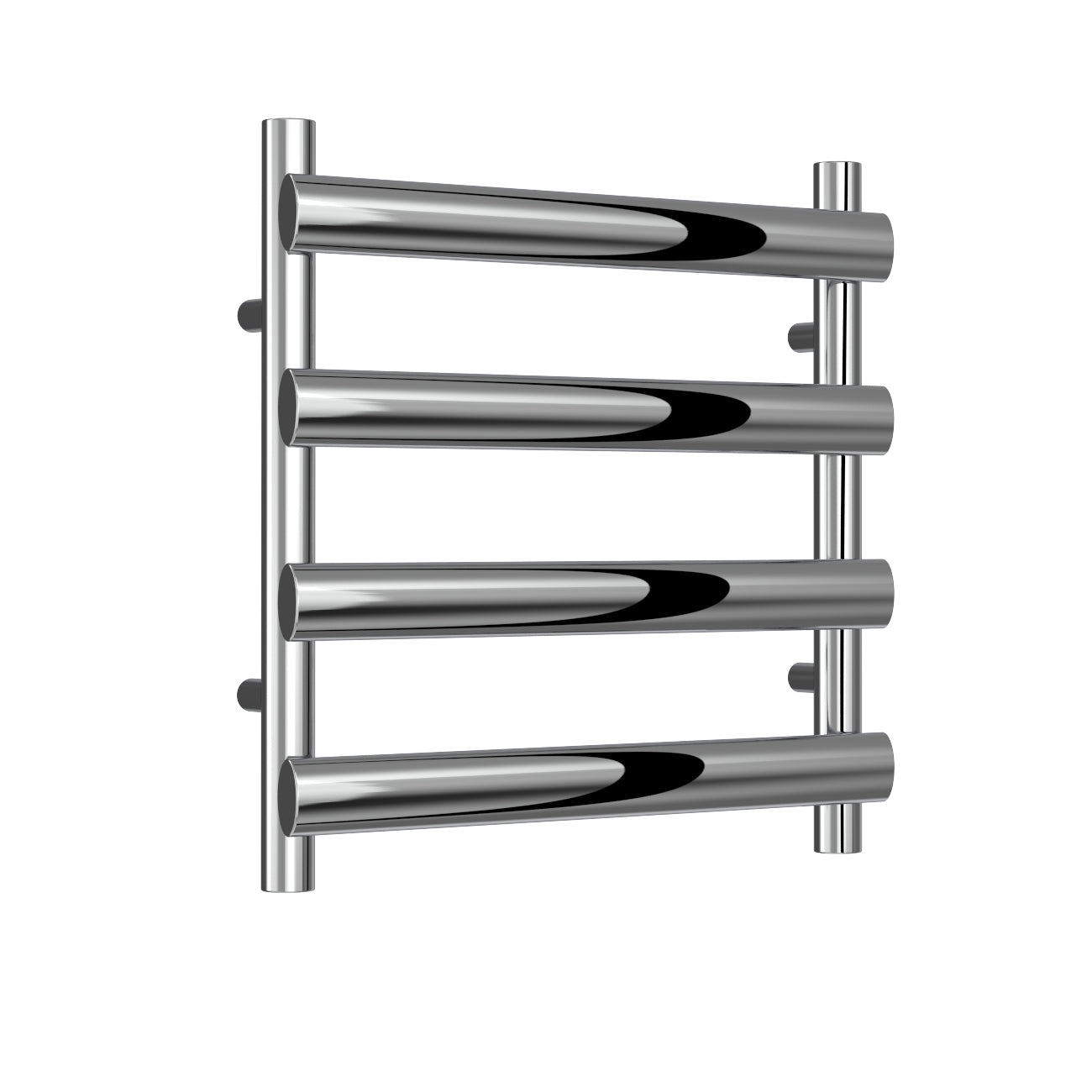 Deno Stainless Steel Heated Towel Rail - Various Sizes - Polished Stainless Steel