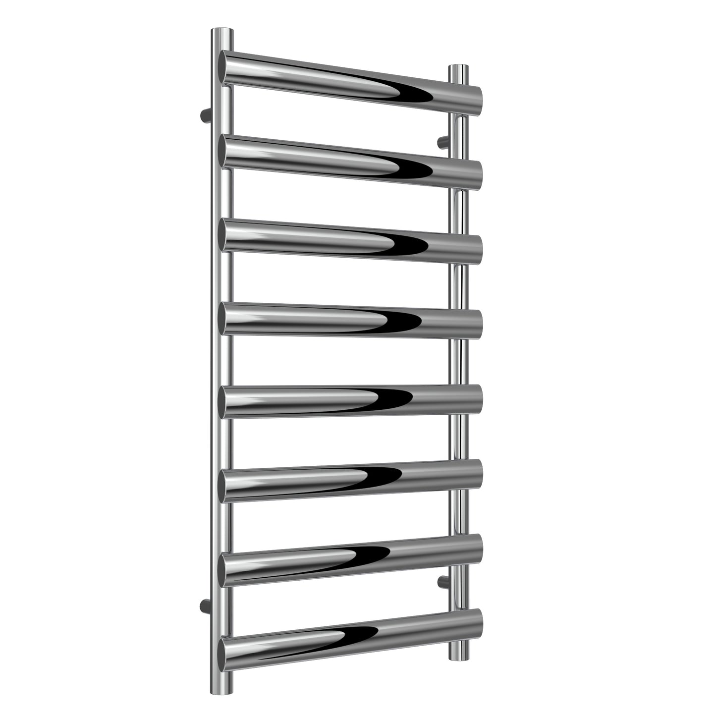 Deno Stainless Steel Heated Towel Rail - Various Sizes - Polished Stainless Steel