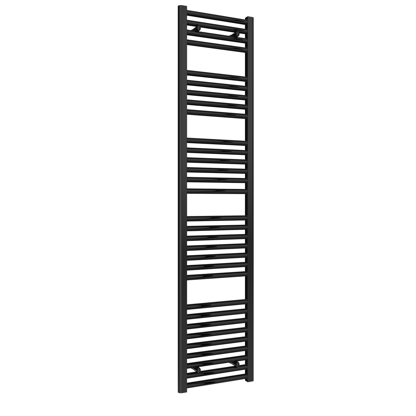 Diva Heated Towel Rail -Various Sizes - Black