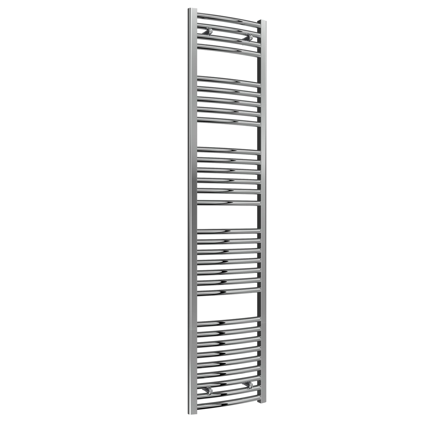 Diva Curved Heated Towel Rail -Various Sizes - Chrome