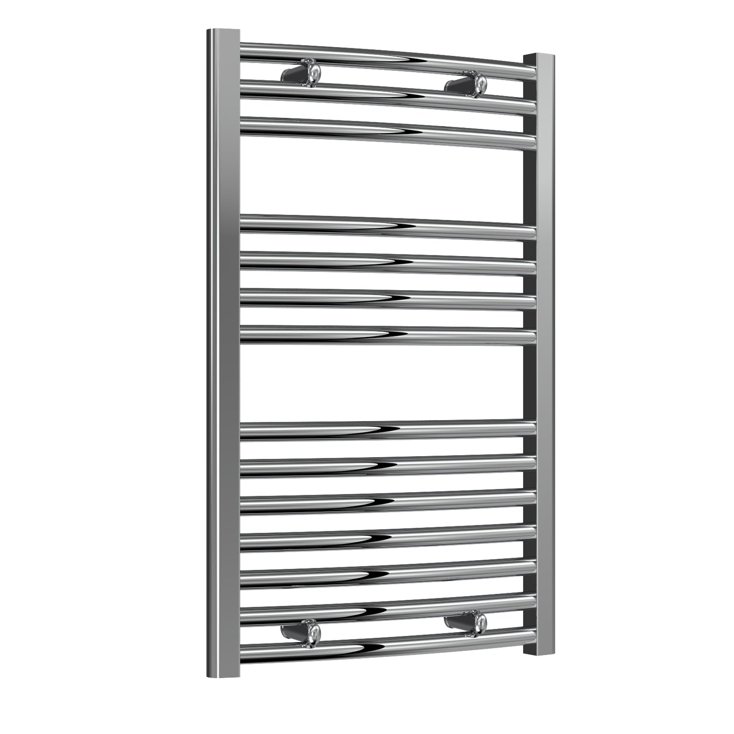 Diva Curved Heated Towel Rail -Various Sizes - Chrome