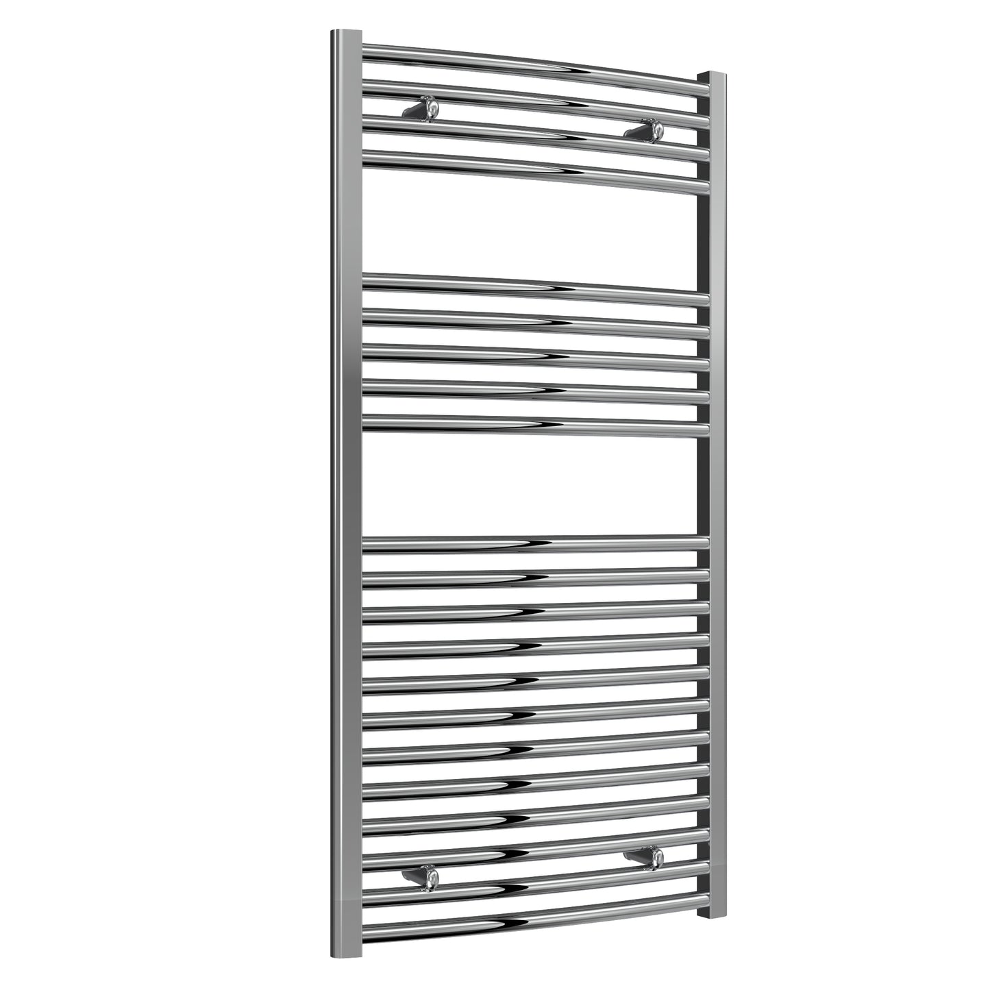 Diva Curved Heated Towel Rail -Various Sizes - Chrome