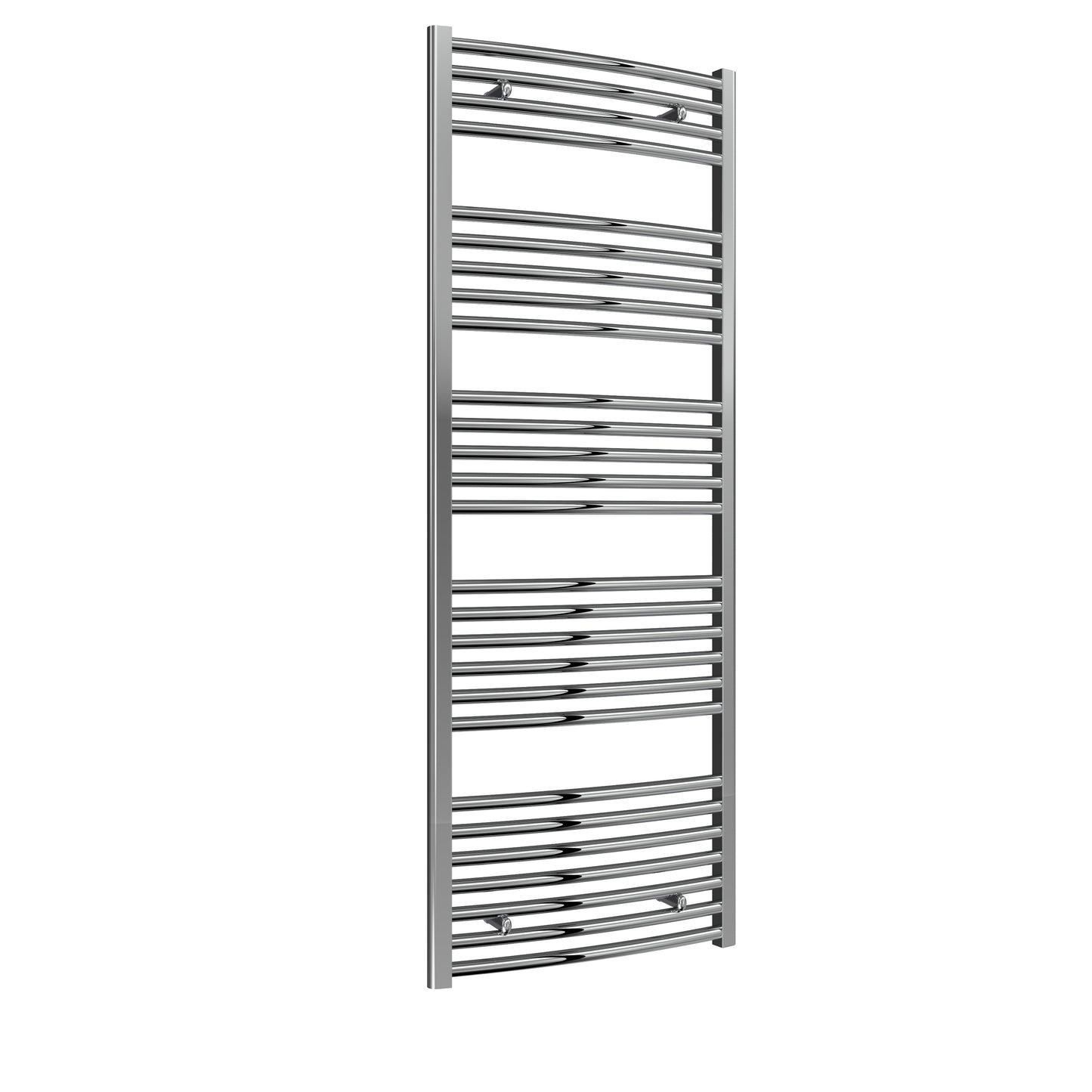 Diva Curved Heated Towel Rail -Various Sizes - Chrome