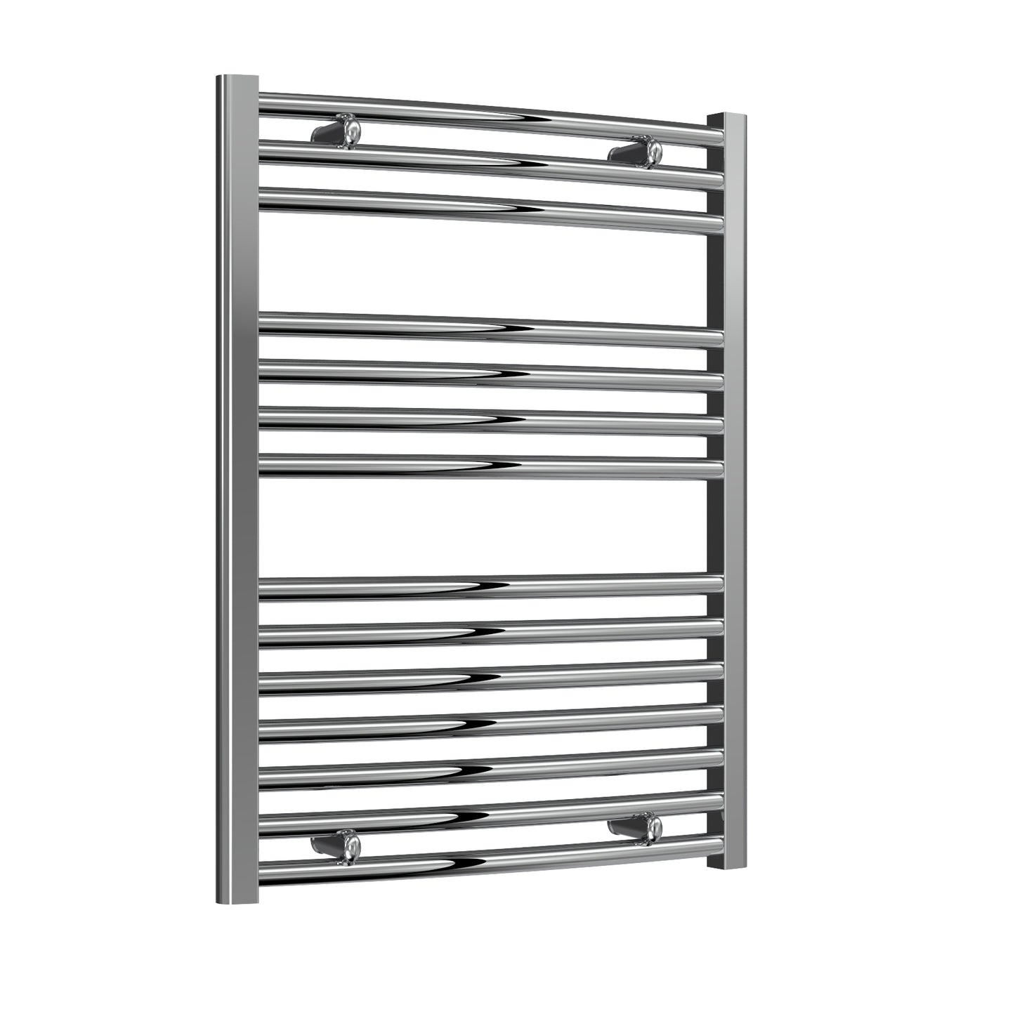 Diva Curved Heated Towel Rail -Various Sizes - Chrome