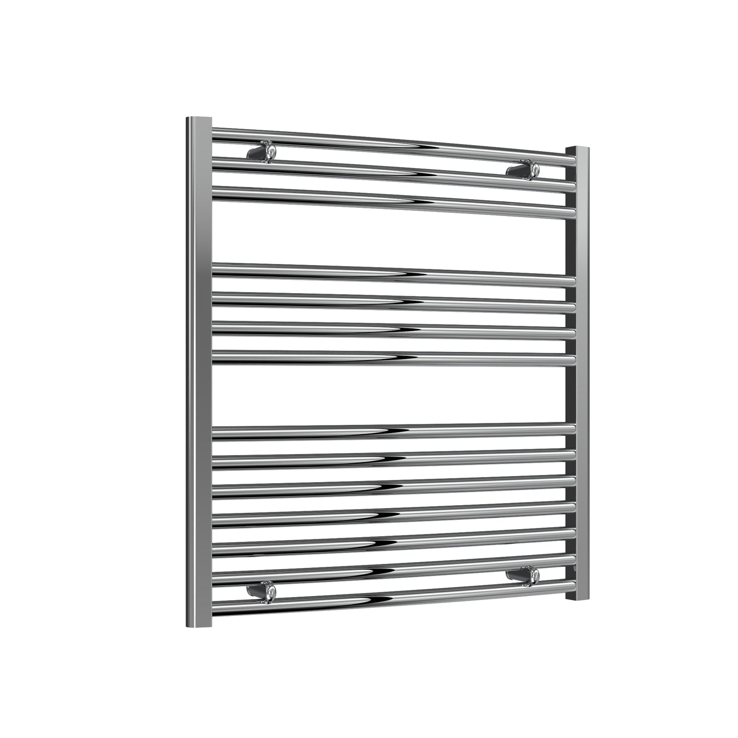 Diva Curved Heated Towel Rail -Various Sizes - Chrome