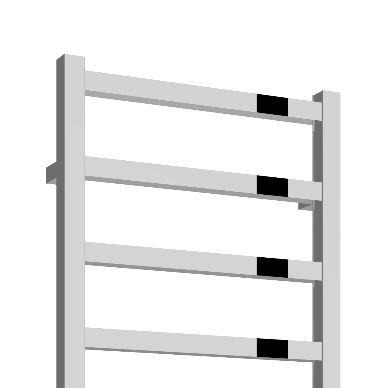 Fano Aluminium Heated Towel Rail - Various Sizes - Polished