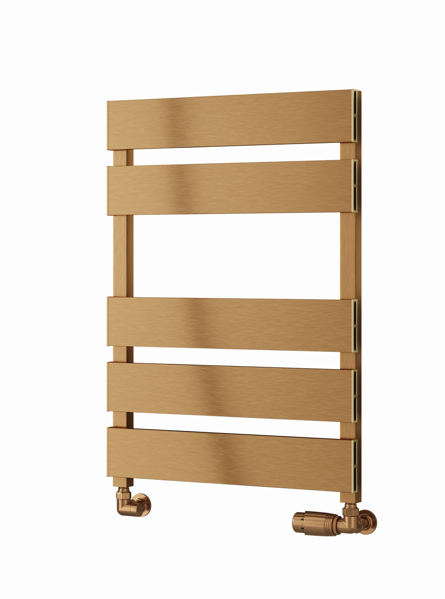 Fermo Dual Fuel Aluminium Heated Towel Rail - Copper Satin - Various Sizes