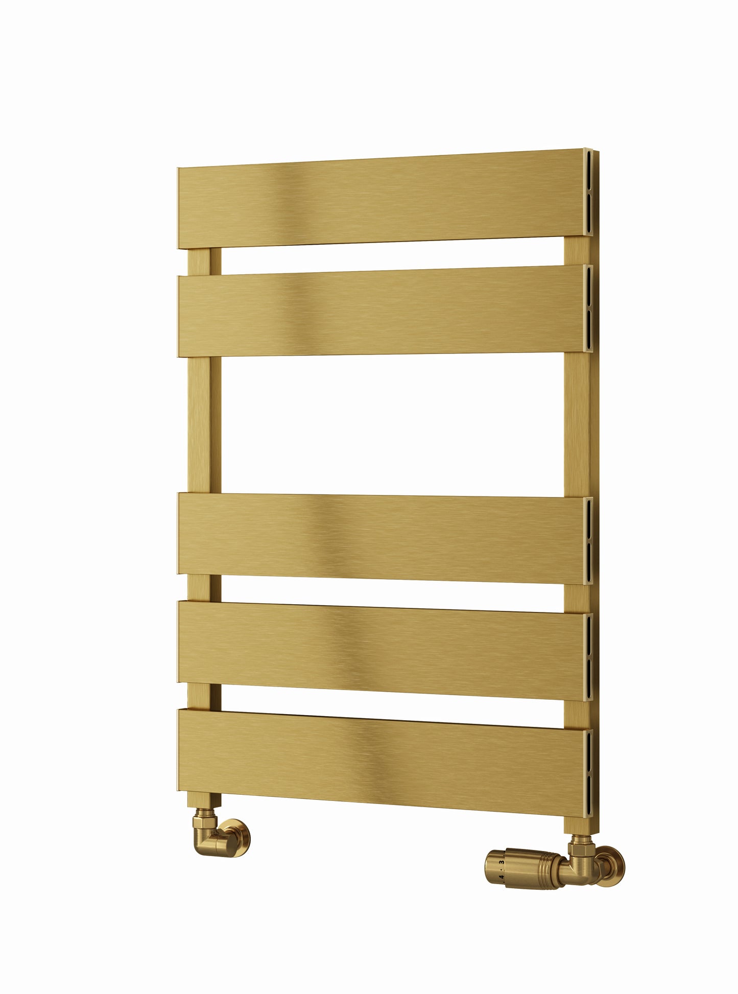 Fermo Aluminium Heated Towel Rail - Gold Satin - Various Sizes